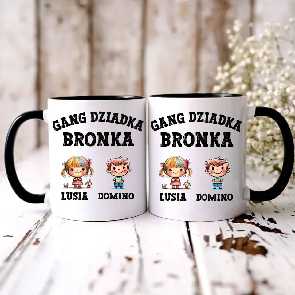 Gang Dziadka | Personalizowany kubek dla dziadka D18 - StoryCups.pl