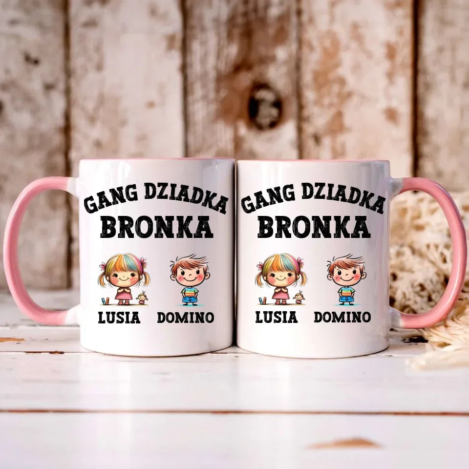 Gang Dziadka | Personalizowany kubek dla dziadka D18 - StoryCups.pl