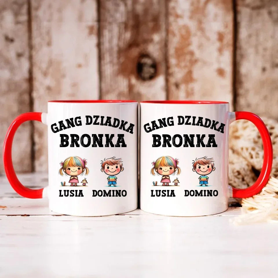 Gang Dziadka | Personalizowany kubek dla dziadka D18 - StoryCups.pl