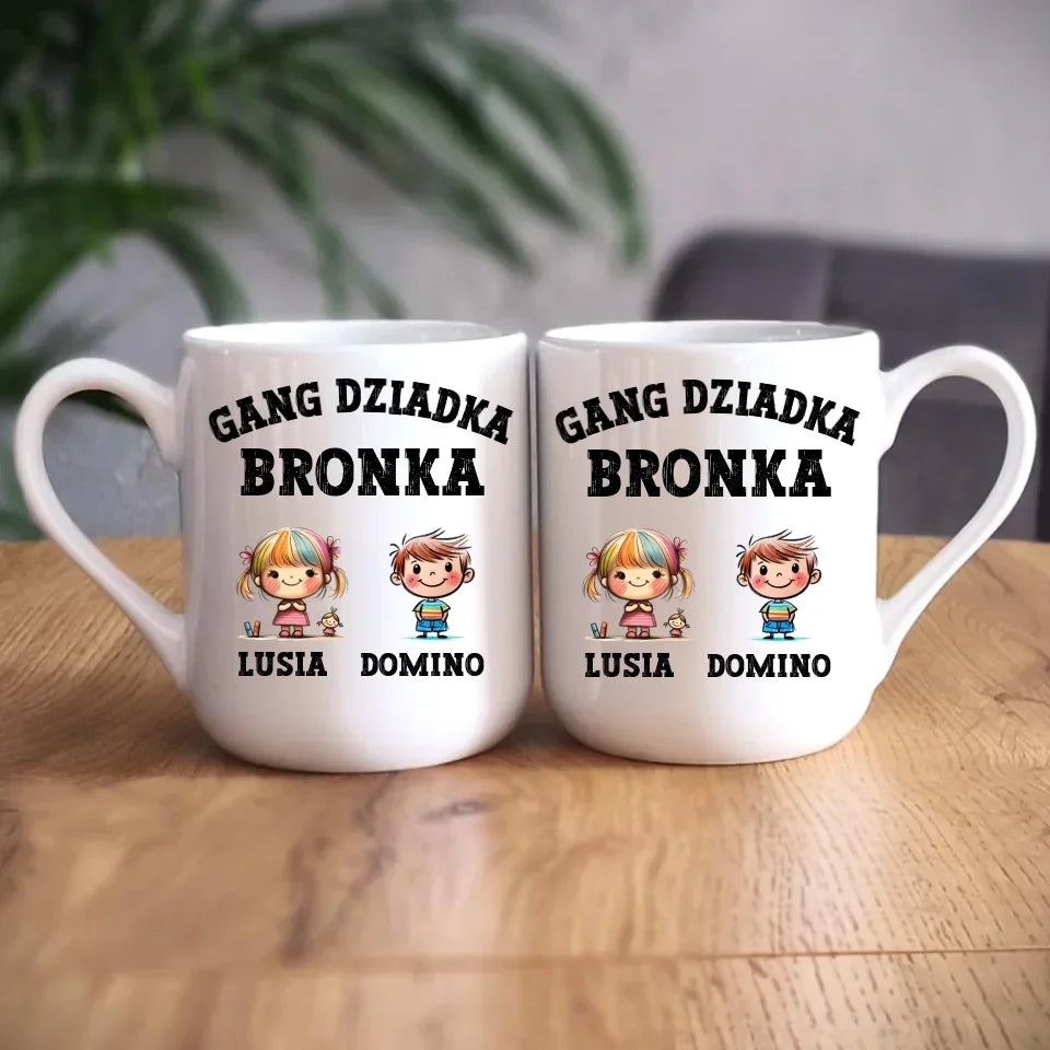 Gang Dziadka | Personalizowany kubek dla dziadka D18 - StoryCups.pl