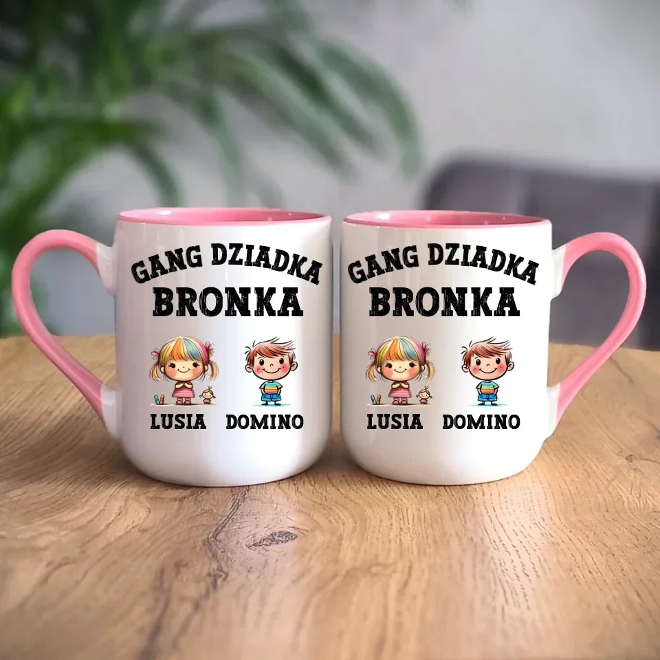 Gang Dziadka | Personalizowany kubek dla dziadka D18 - StoryCups.pl