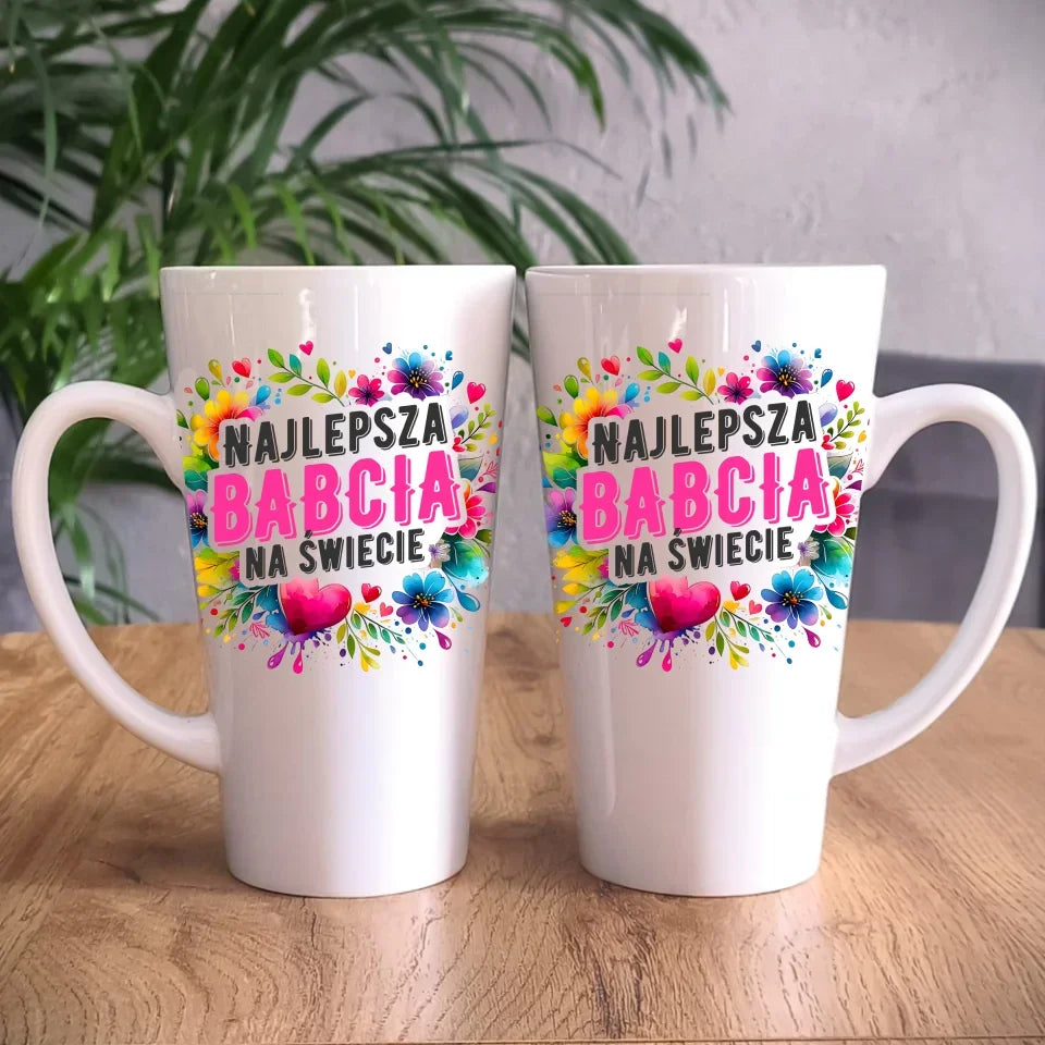 Najlepsza babcia na świecie | Kubek dla babci B07 - StoryCups.pl