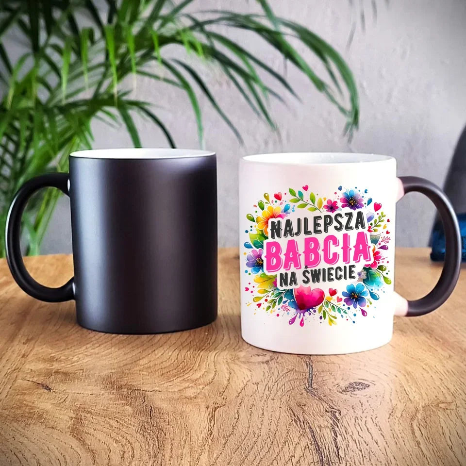 Najlepsza babcia na świecie | Kubek dla babci B07 - StoryCups.pl