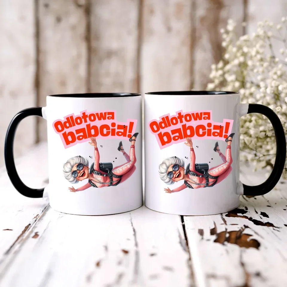Odlotowa Babcia | Kubek dla babci B28 - StoryCups.pl