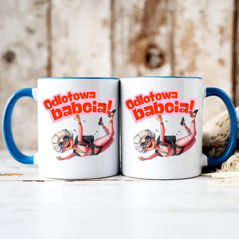 Odlotowa Babcia | Kubek dla babci B28 - StoryCups.pl