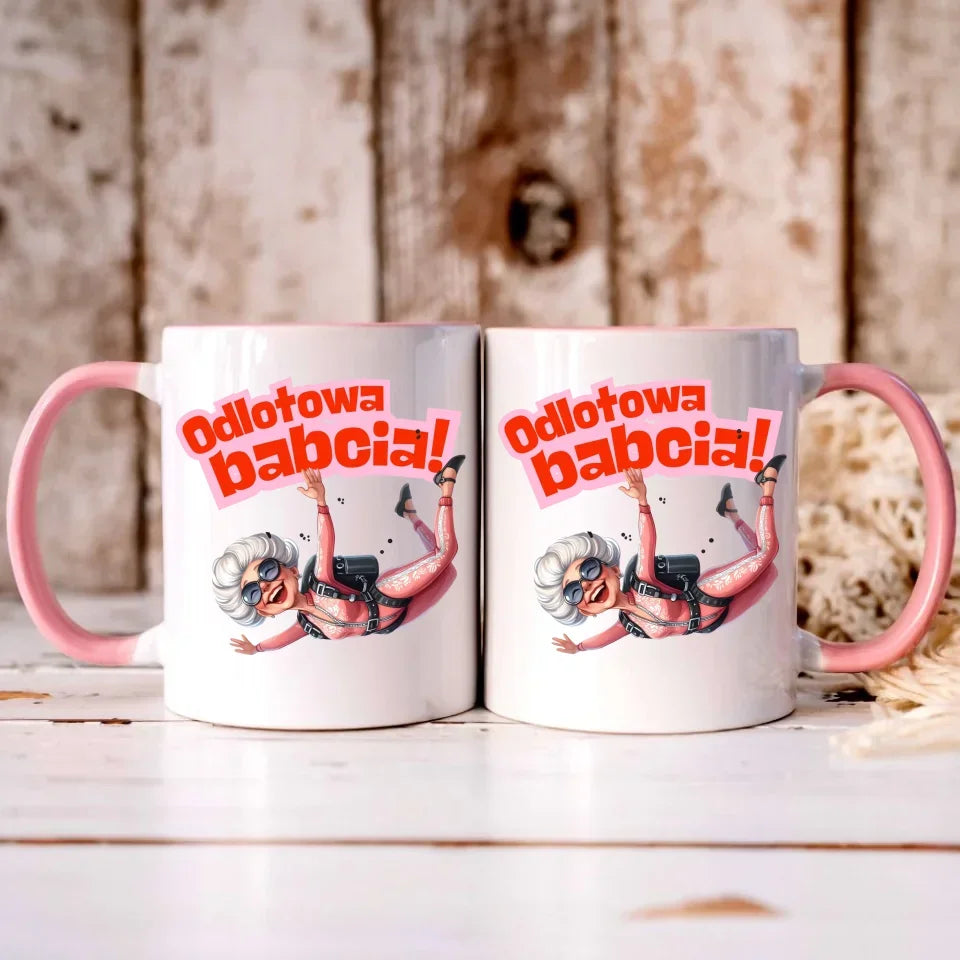 Odlotowa Babcia | Kubek dla babci B28 - StoryCups.pl