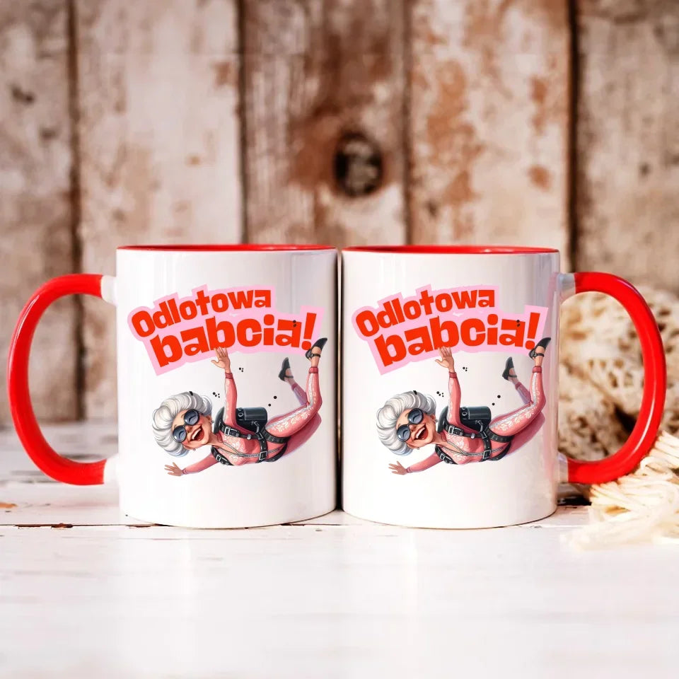 Odlotowa Babcia | Kubek dla babci B28 - StoryCups.pl