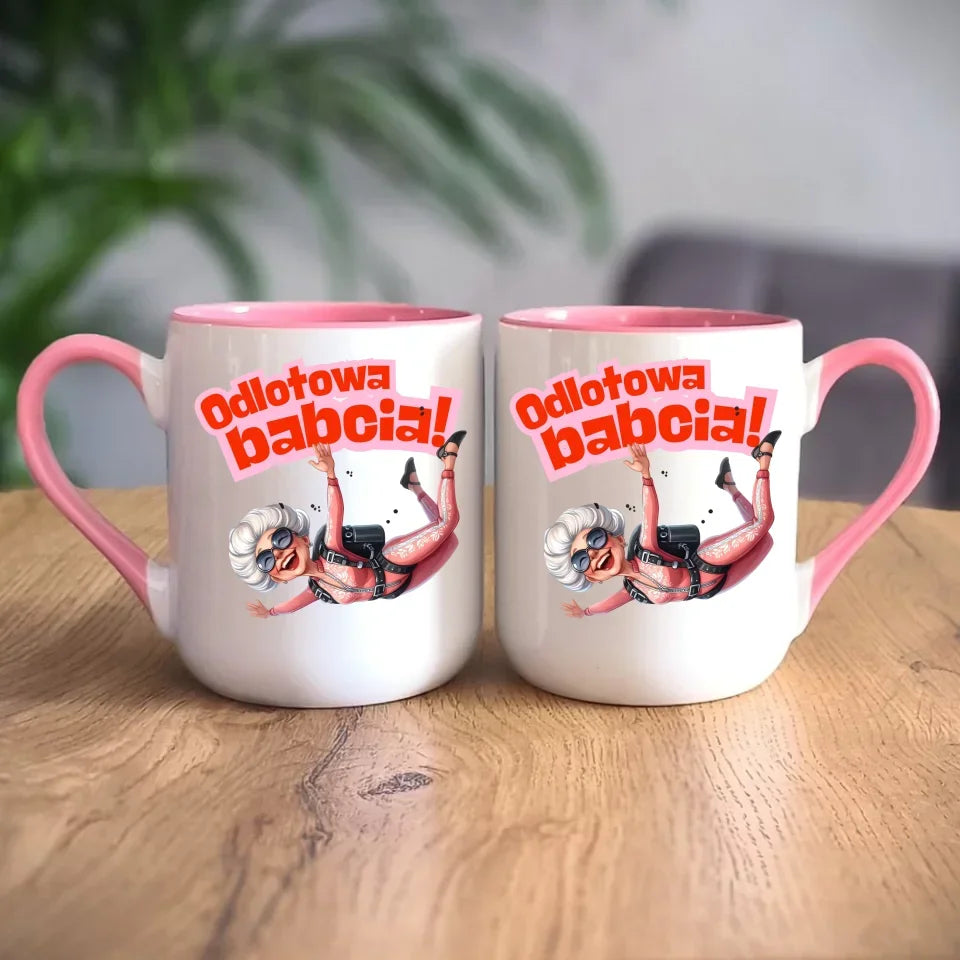 Odlotowa Babcia | Kubek dla babci B28 - StoryCups.pl