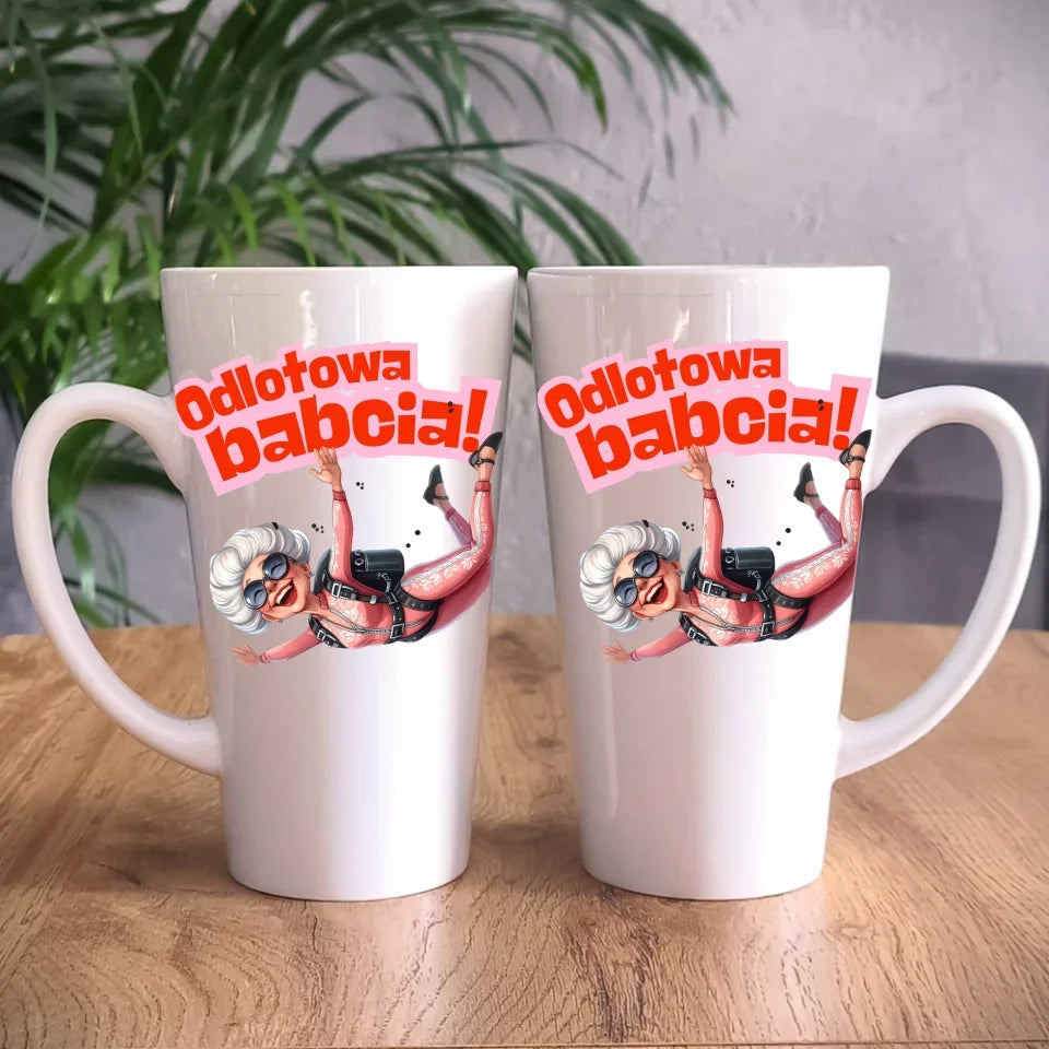 Odlotowa Babcia | Kubek dla babci B28 - StoryCups.pl