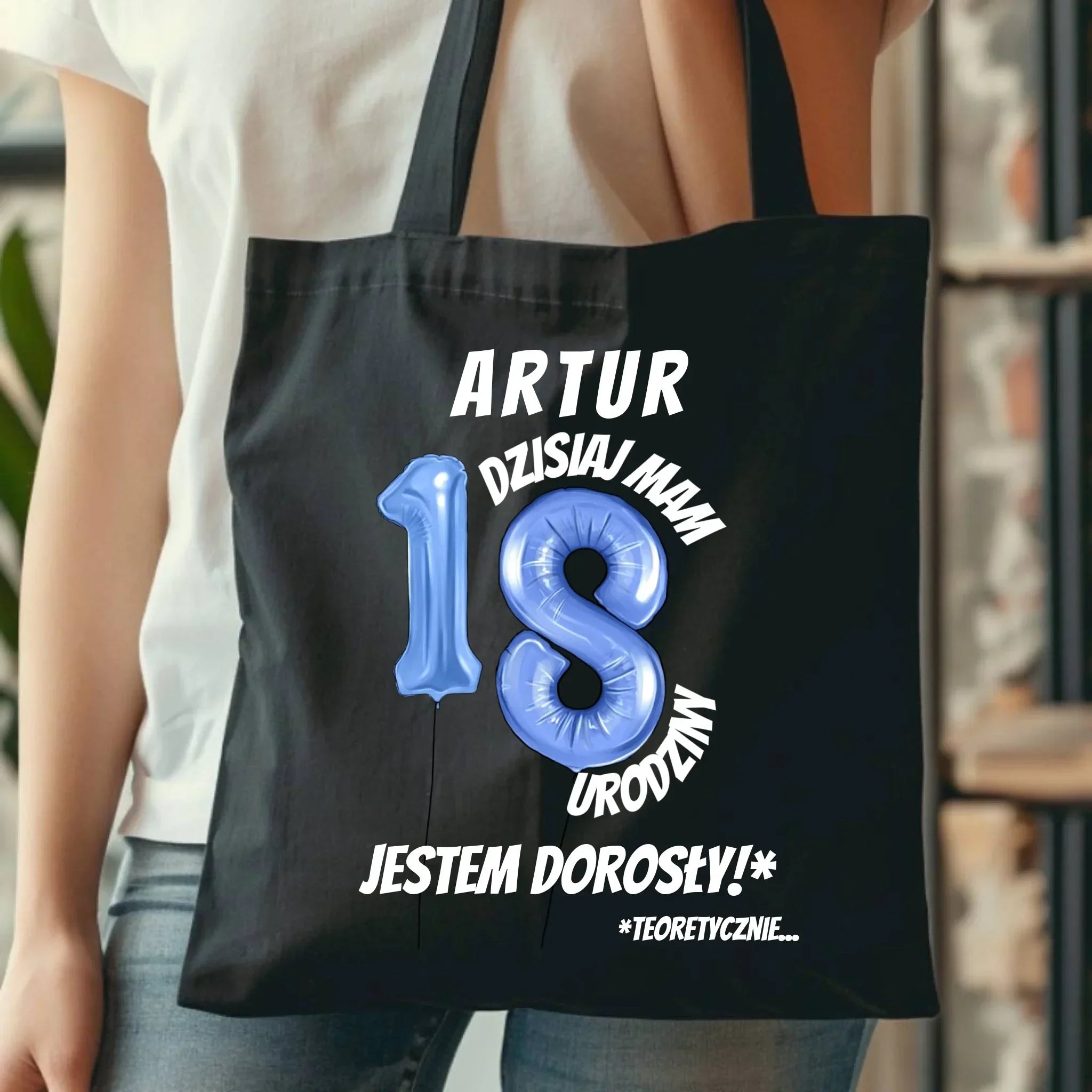Dzisiaj mam 18. urodziny | Torba prezent na osiemnastkę U27 - StoryCups.pl
