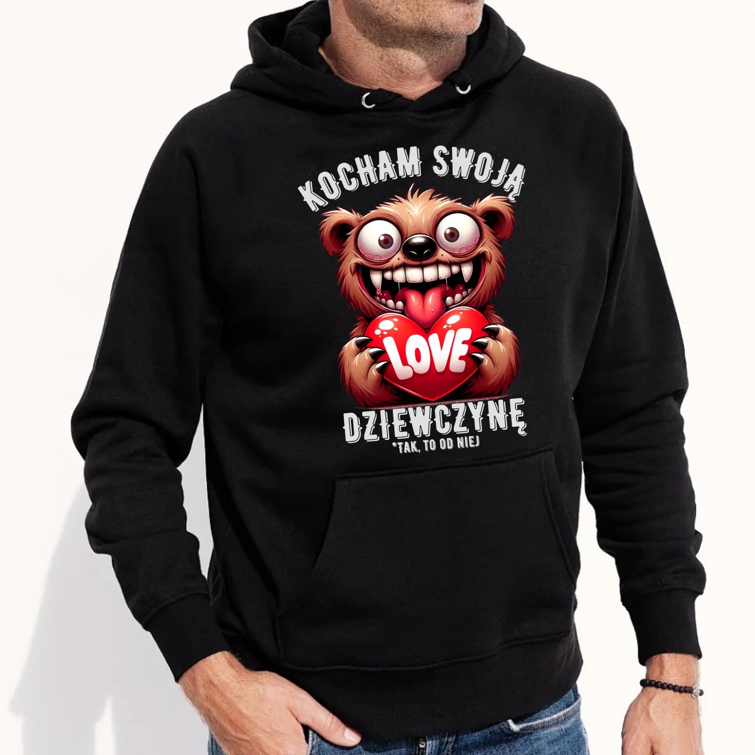 Bluza męska z kapturem na prezent dla niego