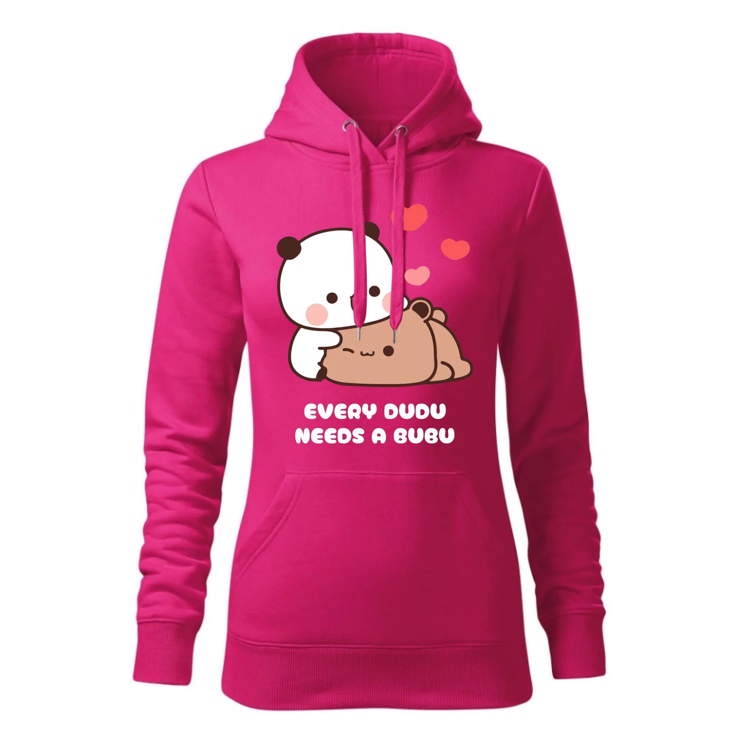 Damska bluza z kapturem różowa - hoodie - StoryCups.pl