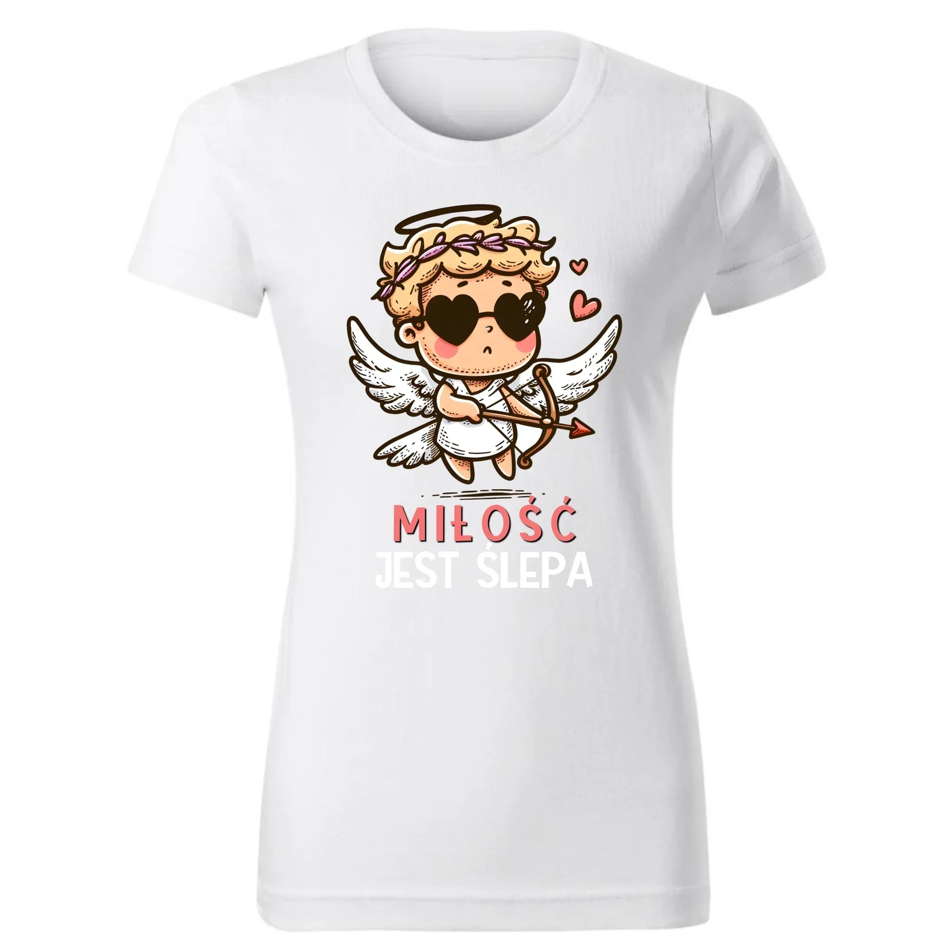 Miłość jest ślepa | Koszulka damska W48 - StoryCups.pl