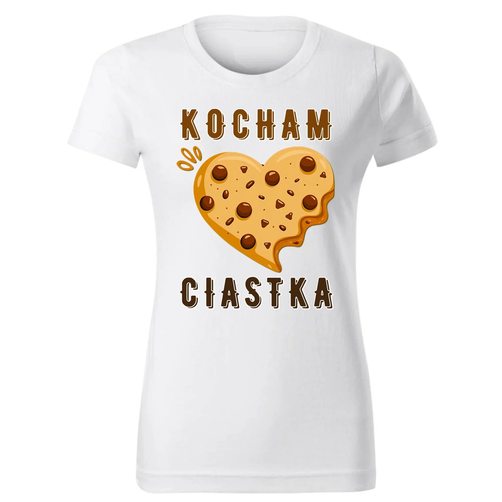 Kocham ciastka | Koszulka damska W53 - StoryCups.pl