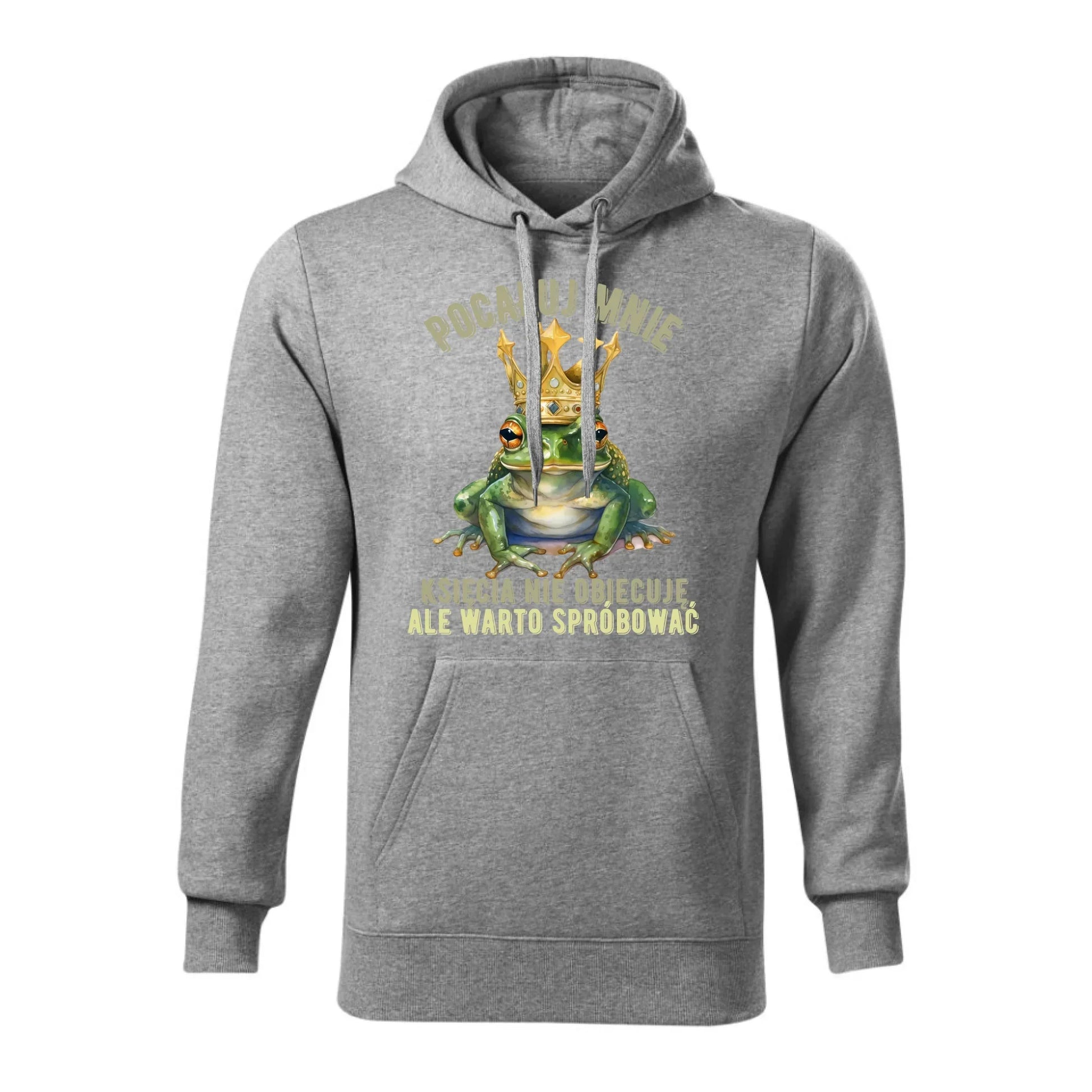 Księcia nie obiecuję | Bluza męska z kapturem W55 - StoryCups.pl