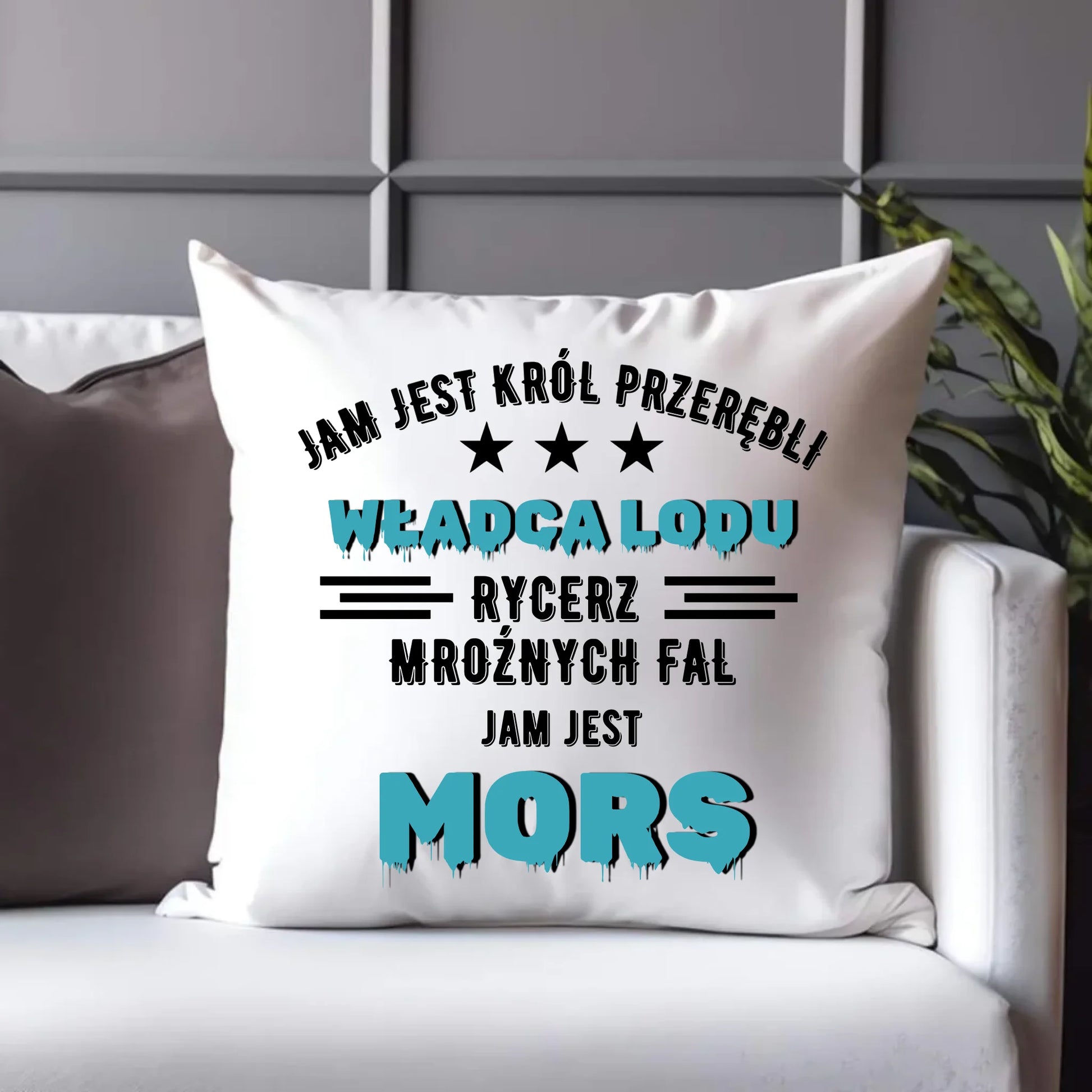 Poduszka na prezent dla morsa, morsowanie, mors