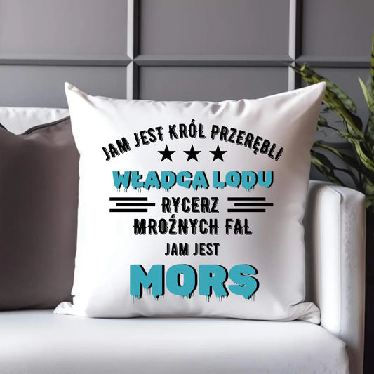 Poduszka na prezent dla morsa, morsowanie, mors