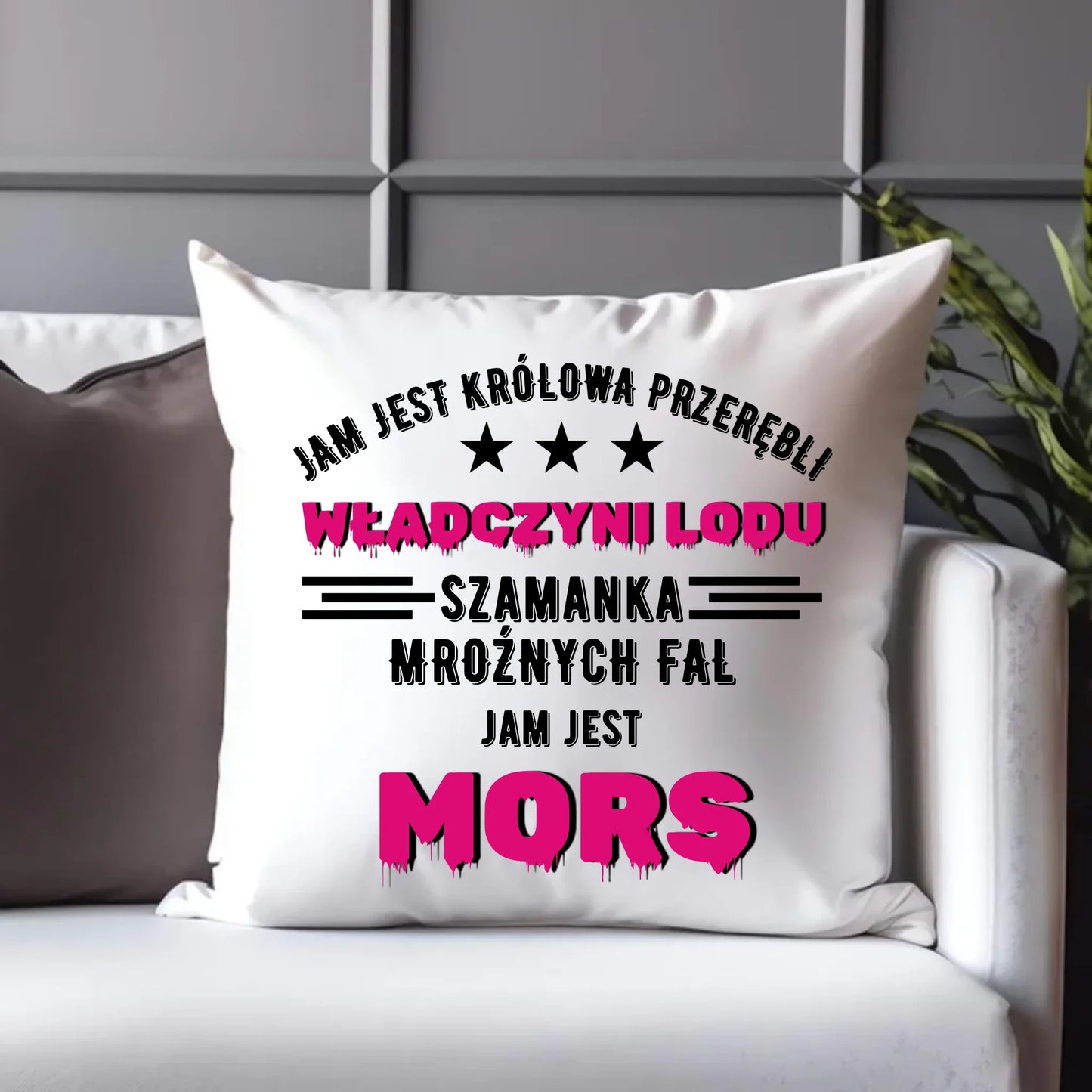 Poduszka na prezent dla morsa, morsowanie, mors