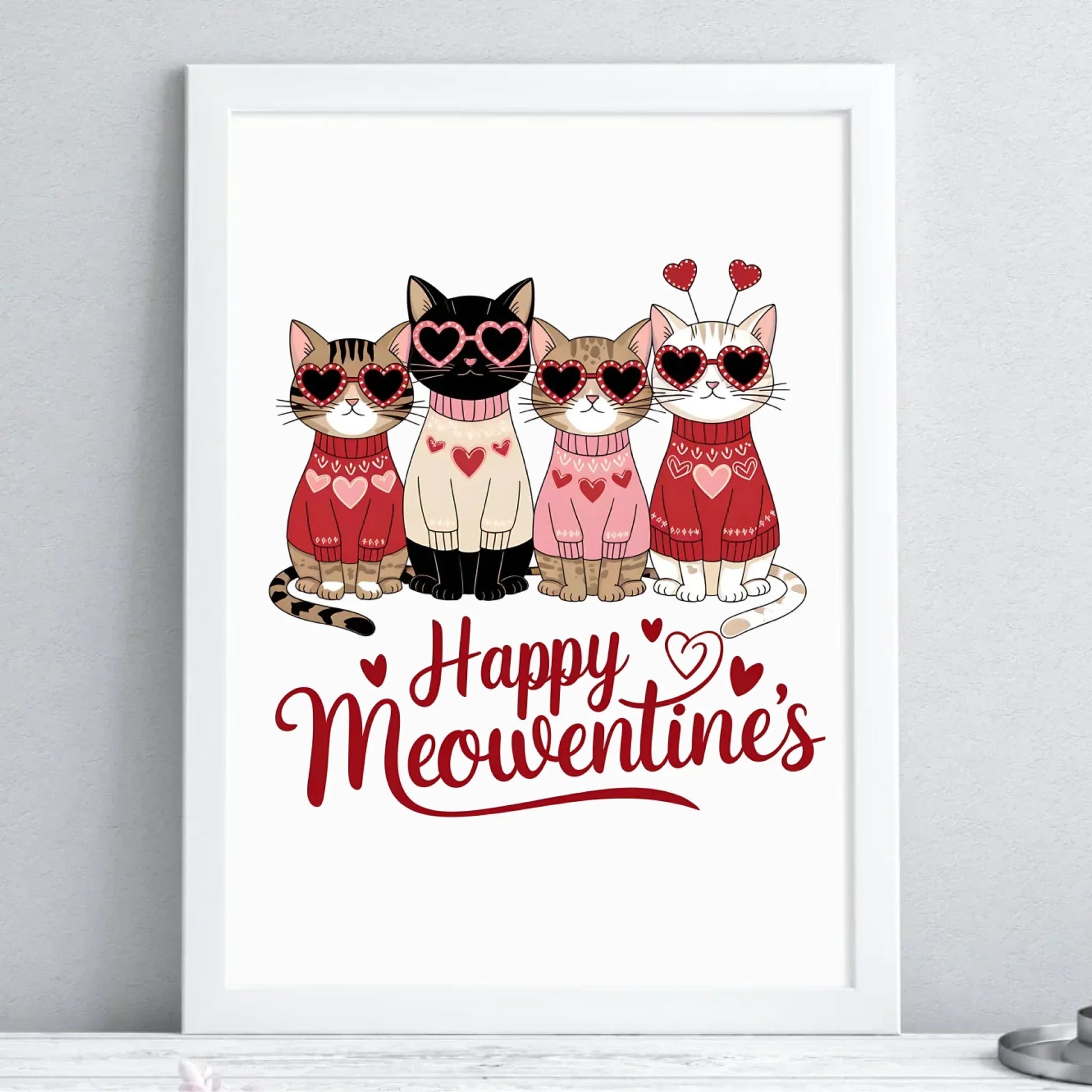 Kocia Miłość | Plakat w ramie W25 - StoryCups.pl