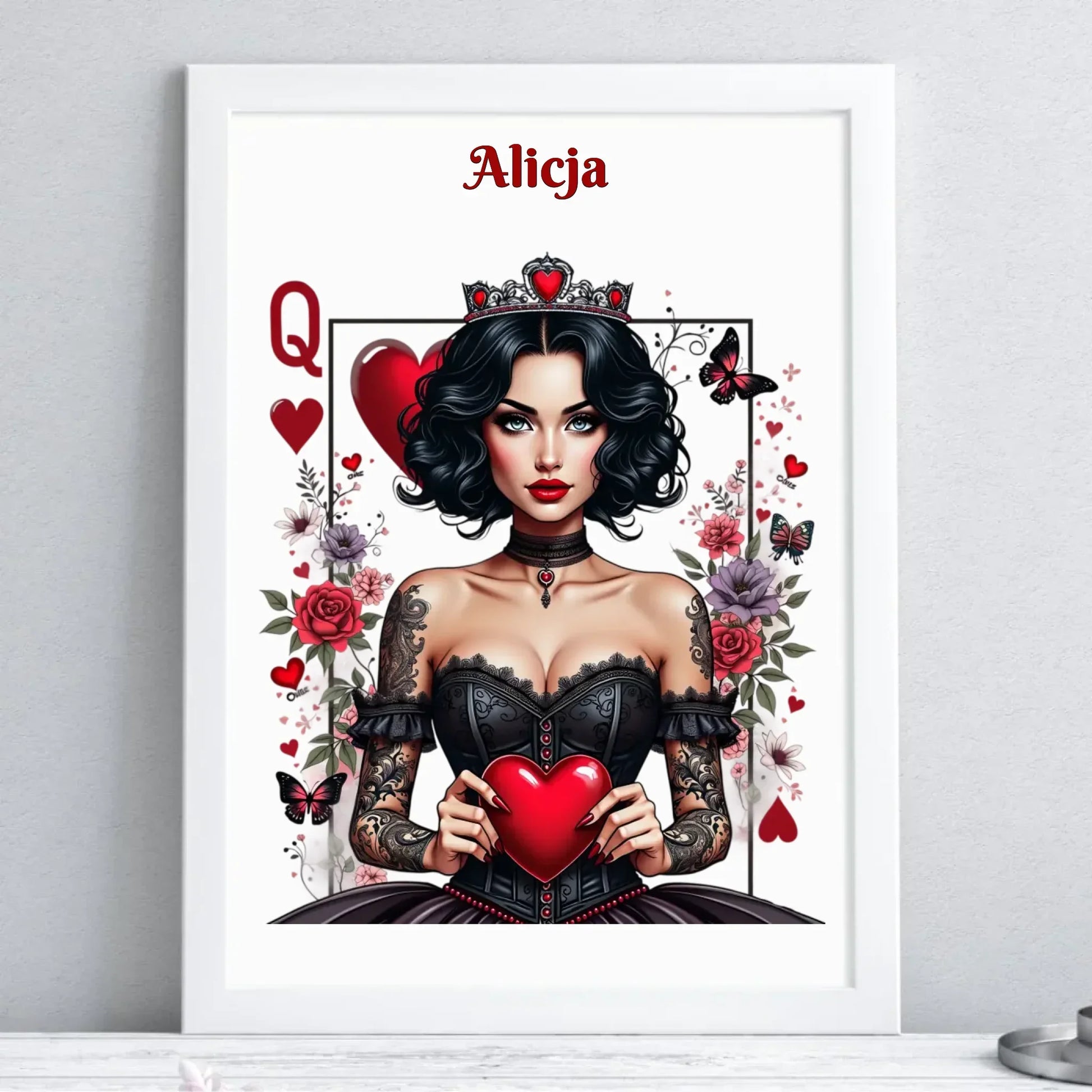 Królowa Serc | Plakat w ramie W46 - StoryCups.pl