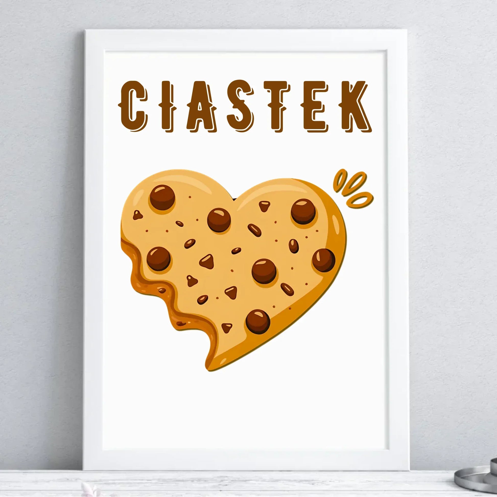 Ciastek | Plakat w ramie W54 - StoryCups.pl