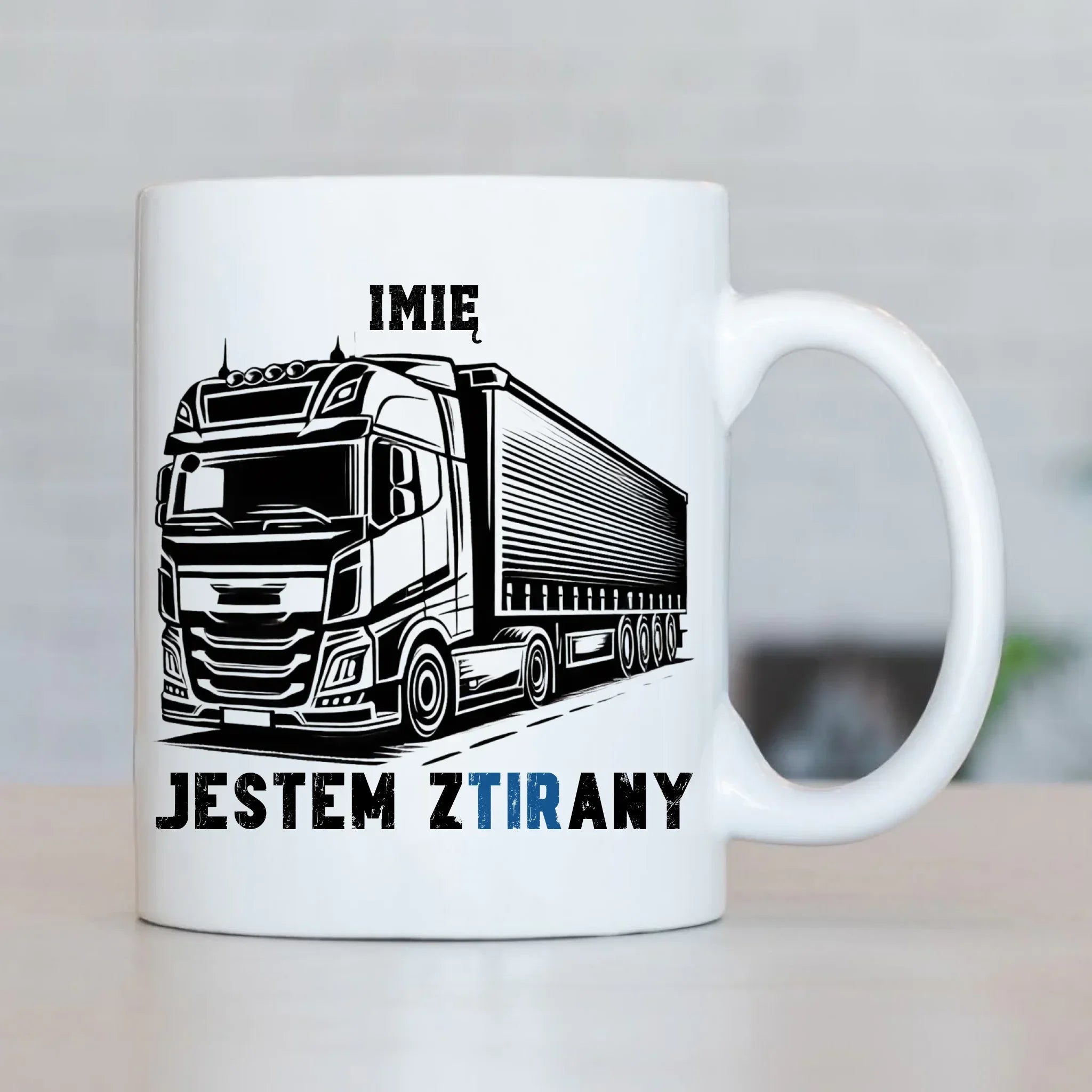Jestem zTIRany | Kubek dla kierowcy tira ZKT01 - StoryCups.pl
