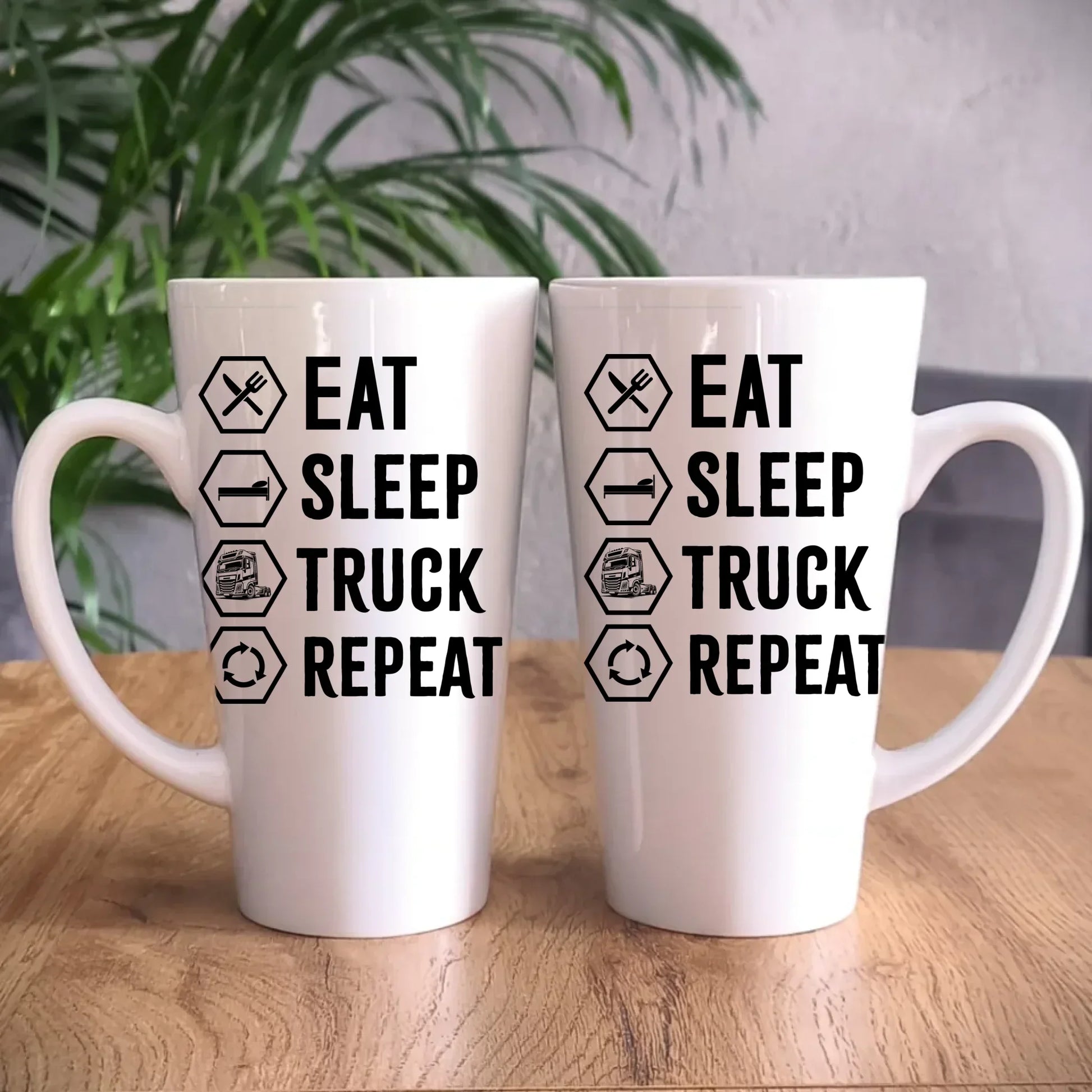 Eat Sleep Truck Repeat | Kubek dla kierowcy tira ZKT05 - StoryCups.pl