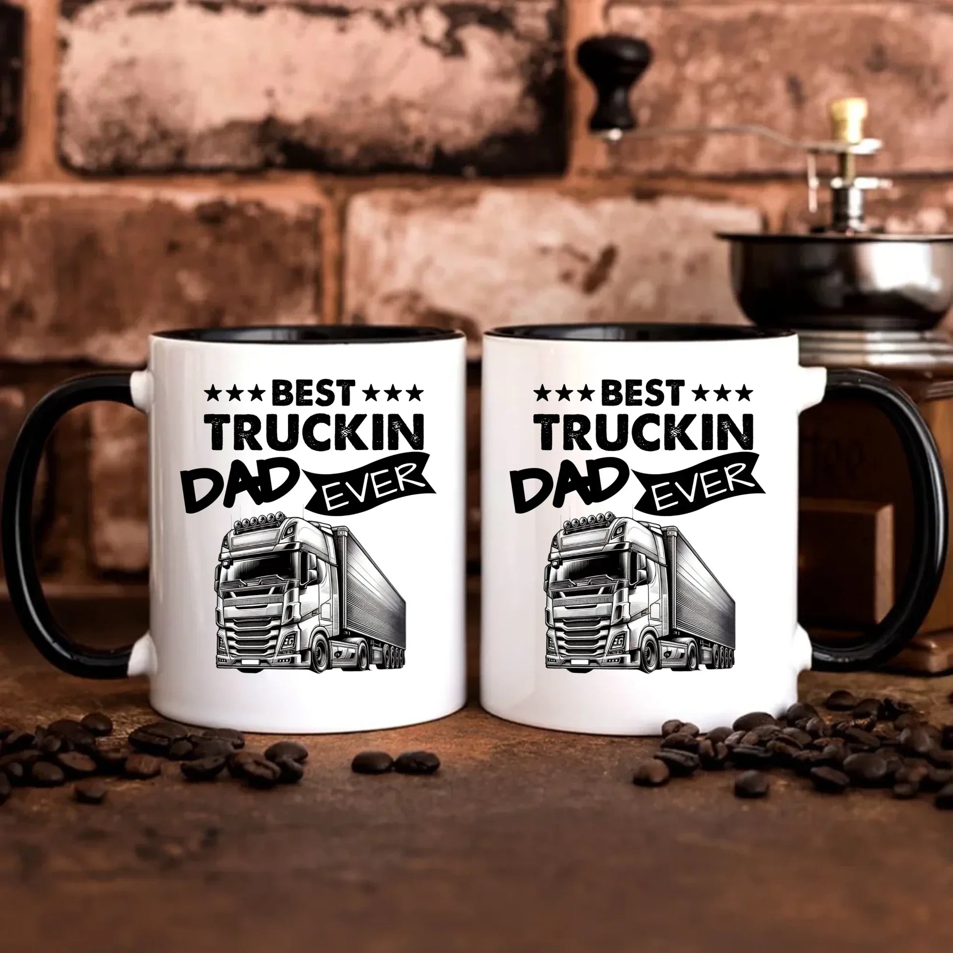 Best truckin dad ever | Kubek dla kierowcy tira ZKT09 - StoryCups.pl