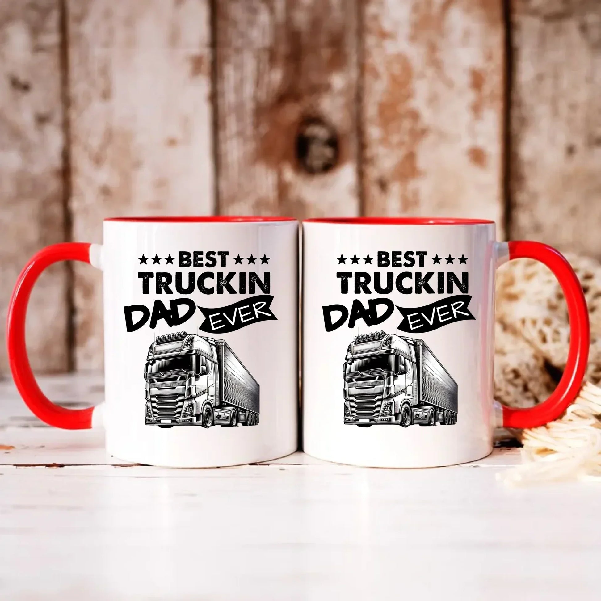 Best truckin dad ever | Kubek dla kierowcy tira ZKT09 - StoryCups.pl