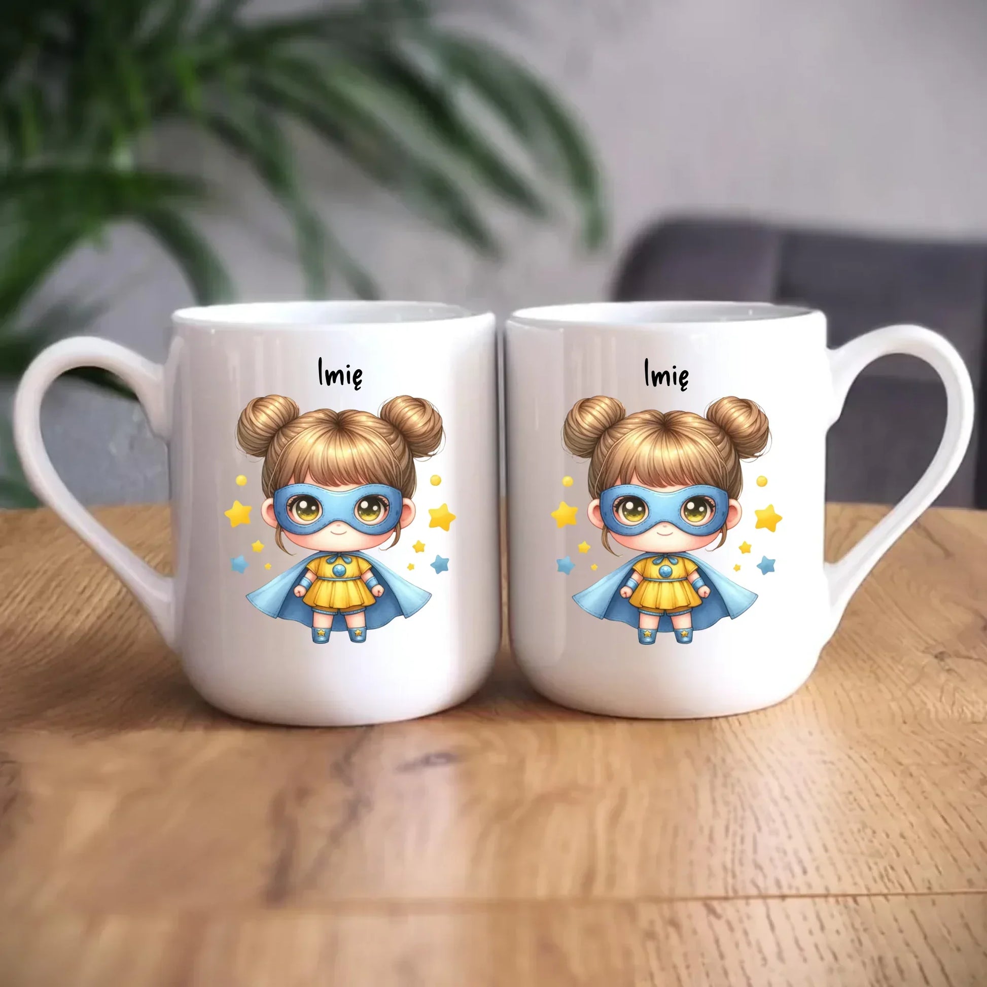 Superbohaterka | Kubek z imieniem dla dziewczynki DD04 - StoryCups.pl
