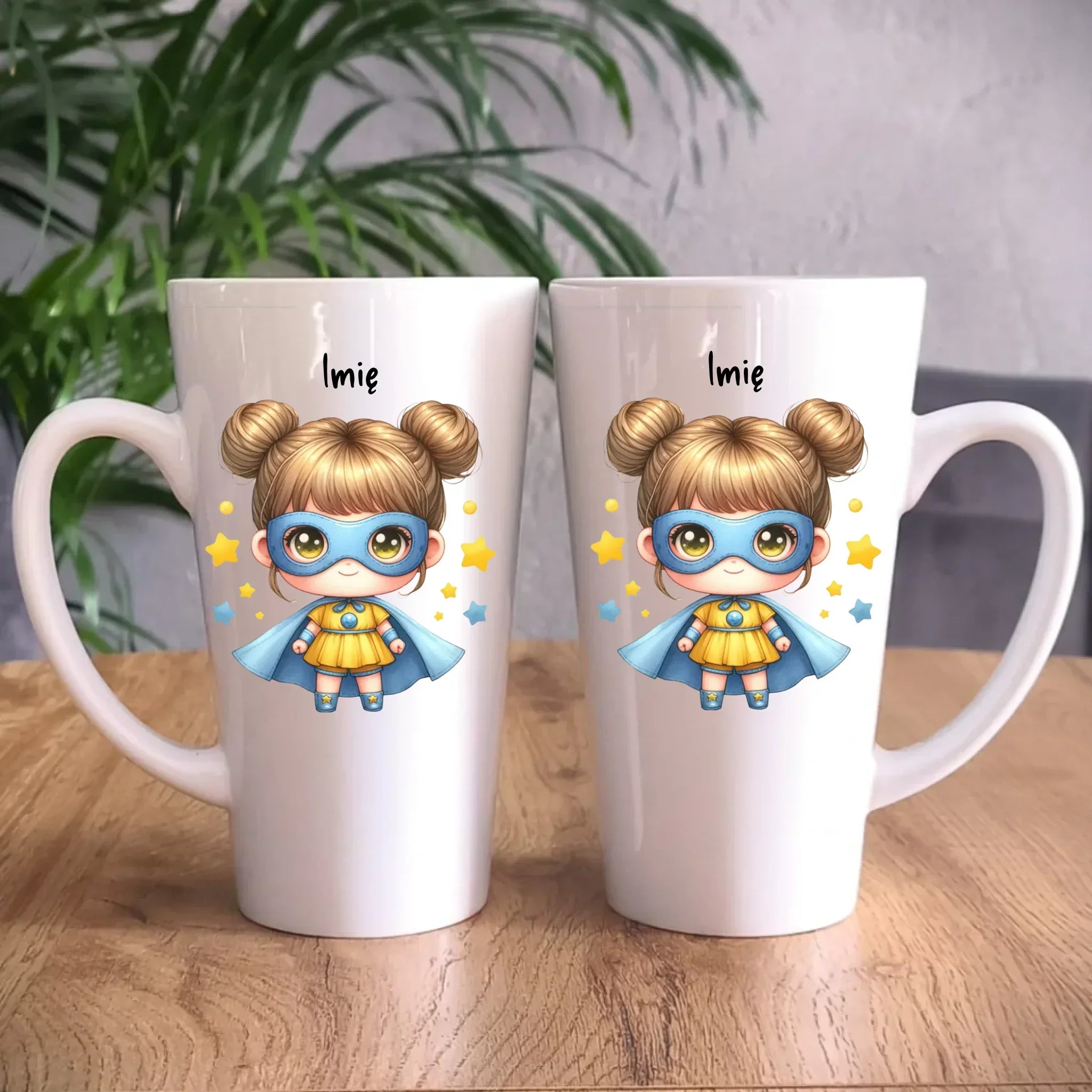 Superbohaterka | Kubek z imieniem dla dziewczynki DD04 - StoryCups.pl