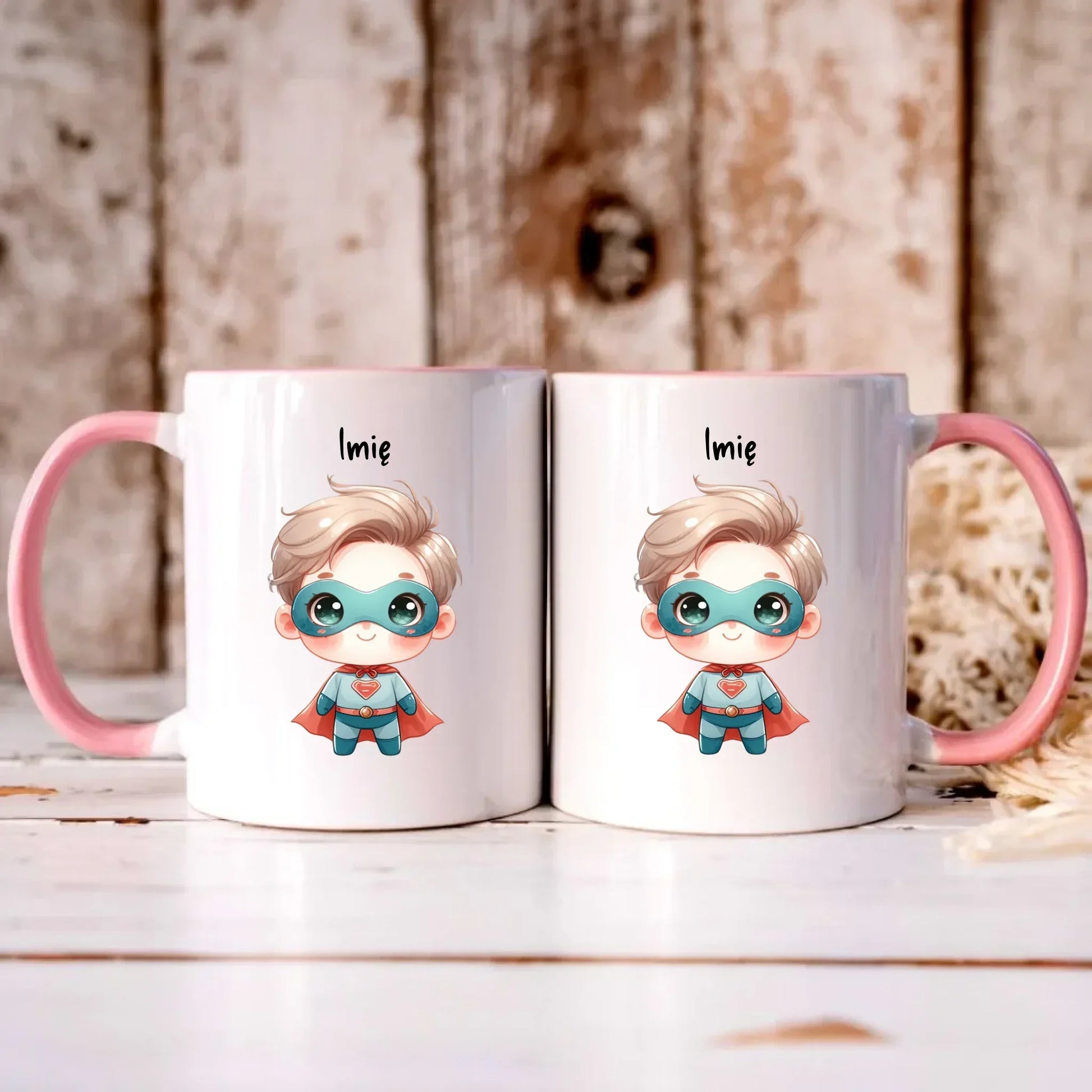 Superbohater | Kubek z imieniem dla chłopca DD05 - StoryCups.pl