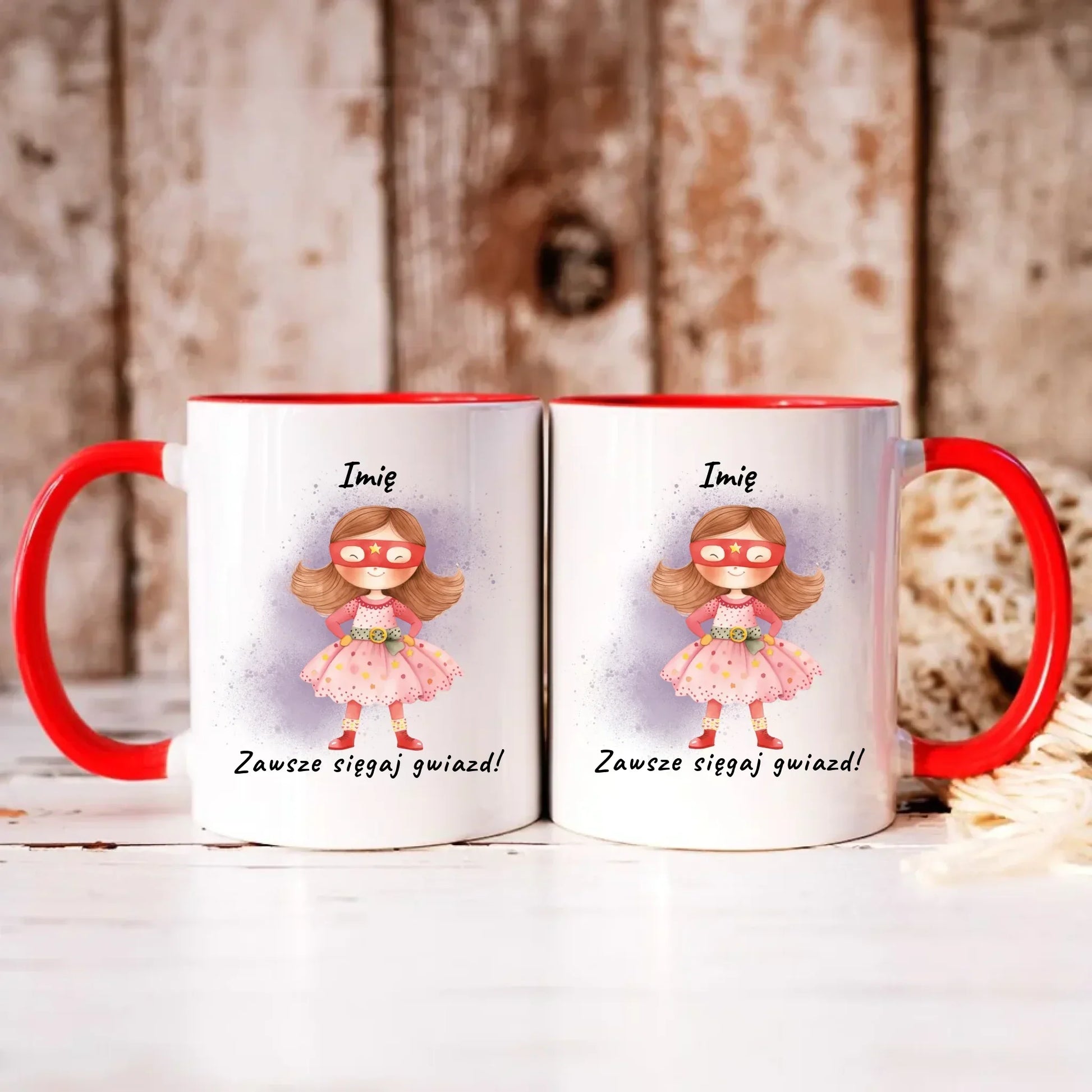 Zawsze sięgaj gwiazd | Kubek dla dziewczynki DD07 - StoryCups.pl