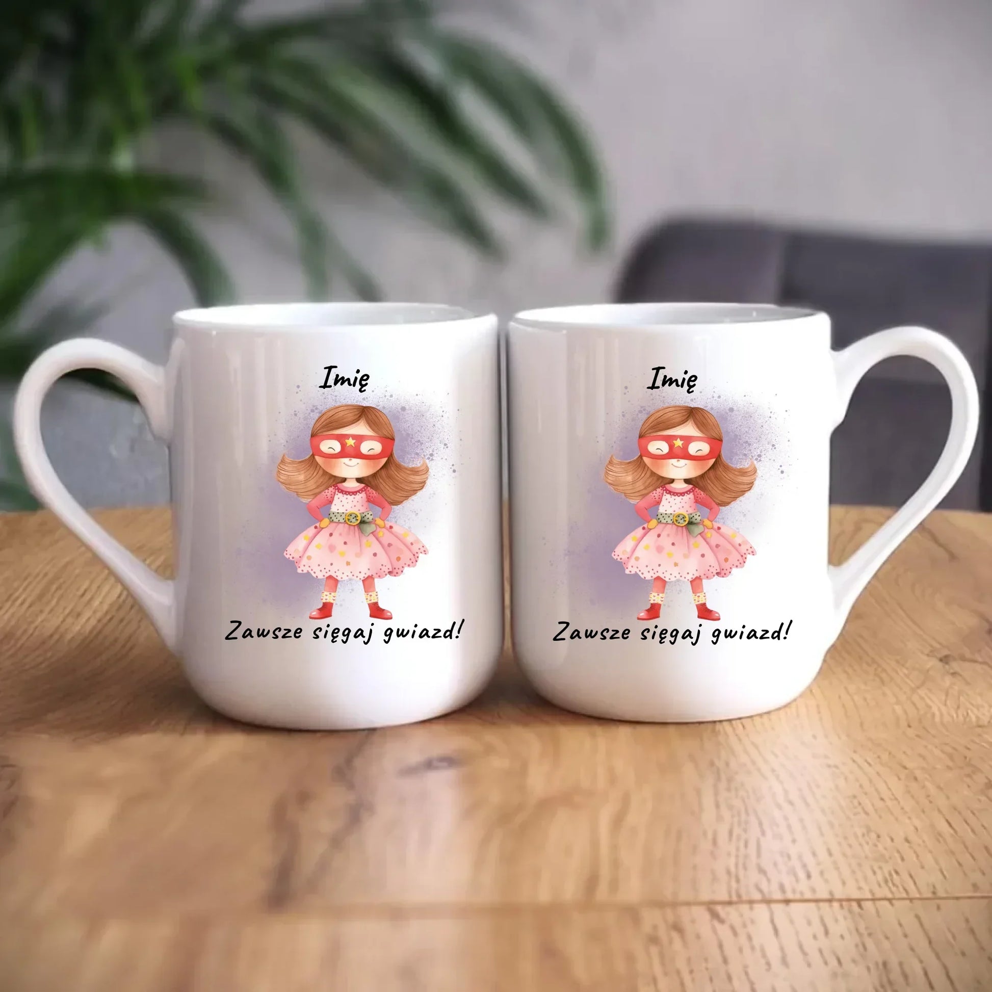 Zawsze sięgaj gwiazd | Kubek dla dziewczynki DD07 - StoryCups.pl