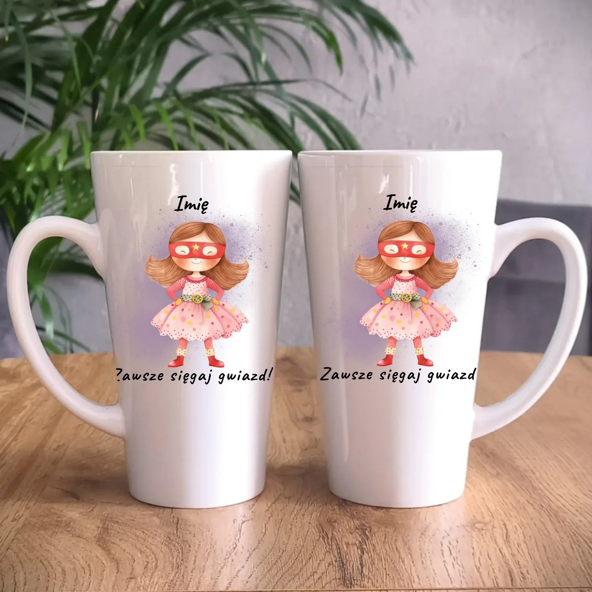 Zawsze sięgaj gwiazd | Kubek dla dziewczynki DD07 - StoryCups.pl