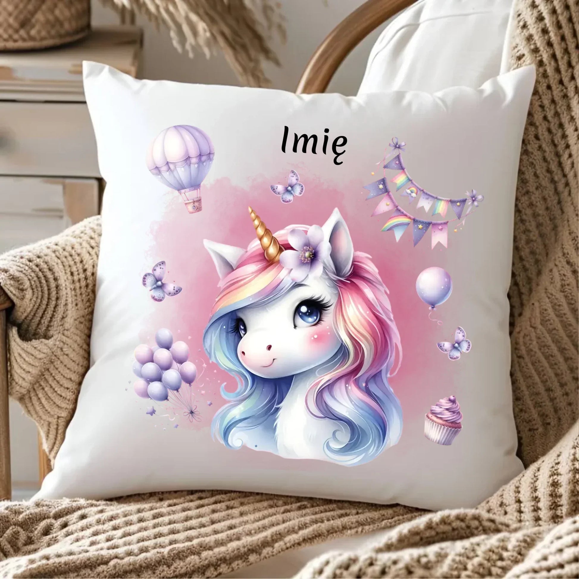 Jednorożec | Poduszka dla dziecka DD08 - StoryCups.pl
