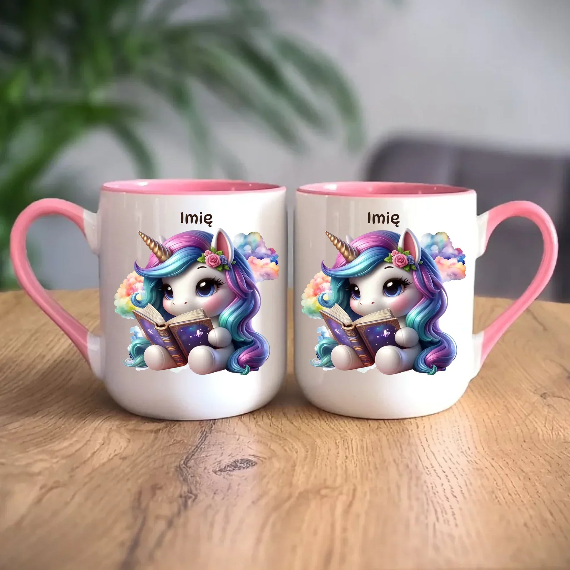 Jednorożec z książką | Kubek dla dziecka DD09 - StoryCups.pl