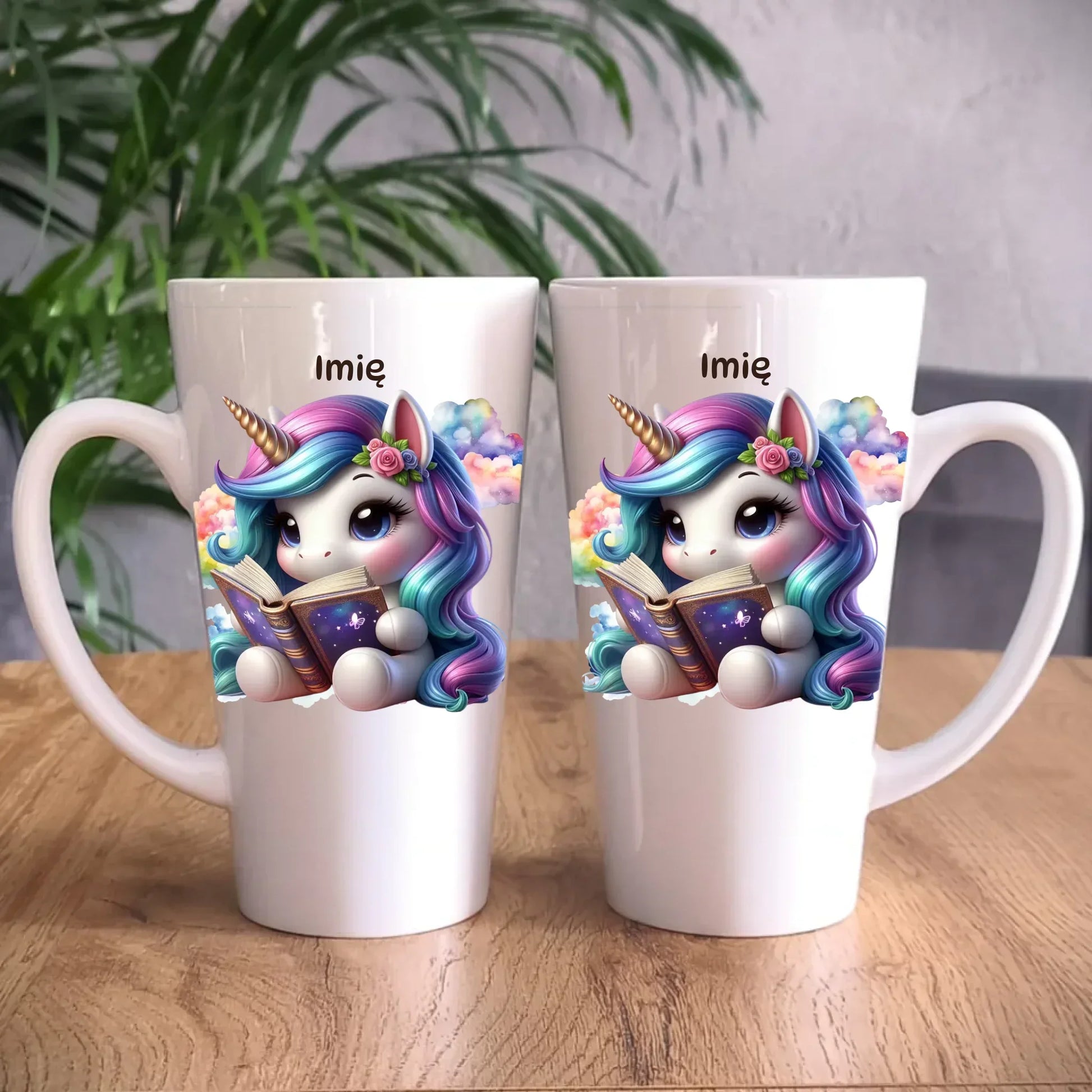 Jednorożec z książką | Kubek dla dziecka DD09 - StoryCups.pl