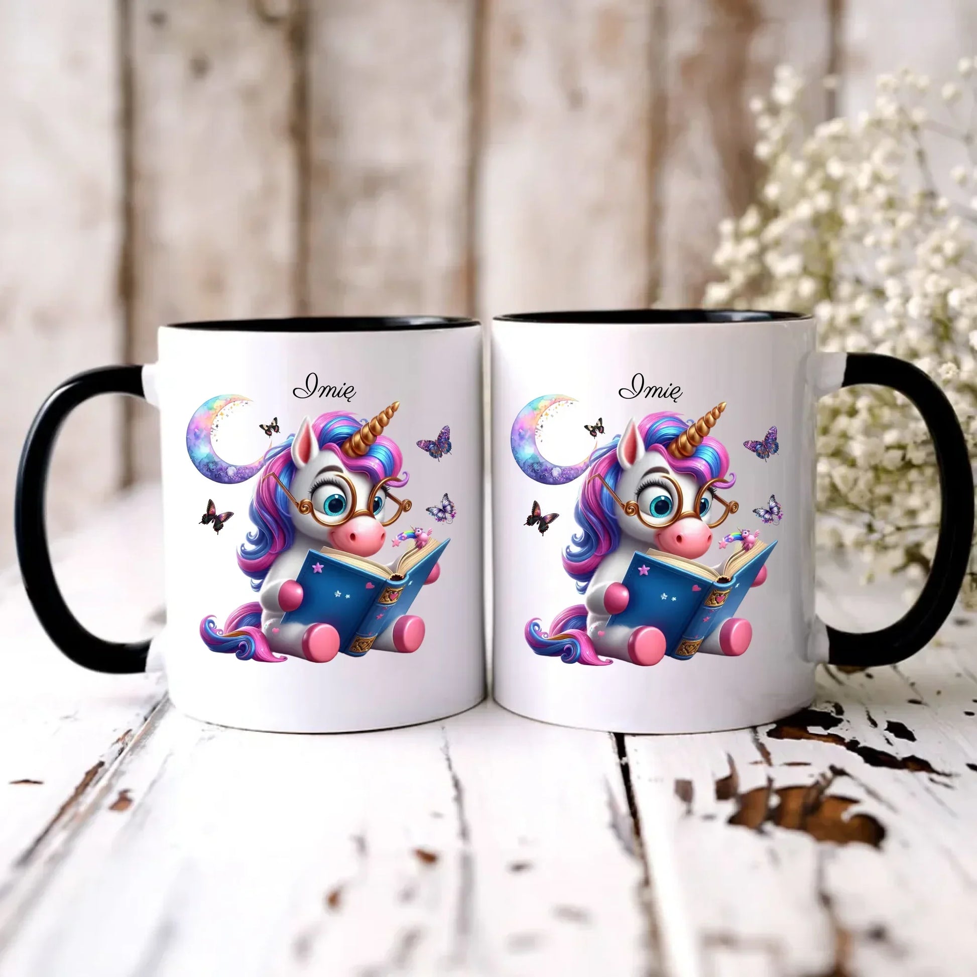 Księżycowy jednorożec | Kubek dla dziecka DD11 - StoryCups.pl