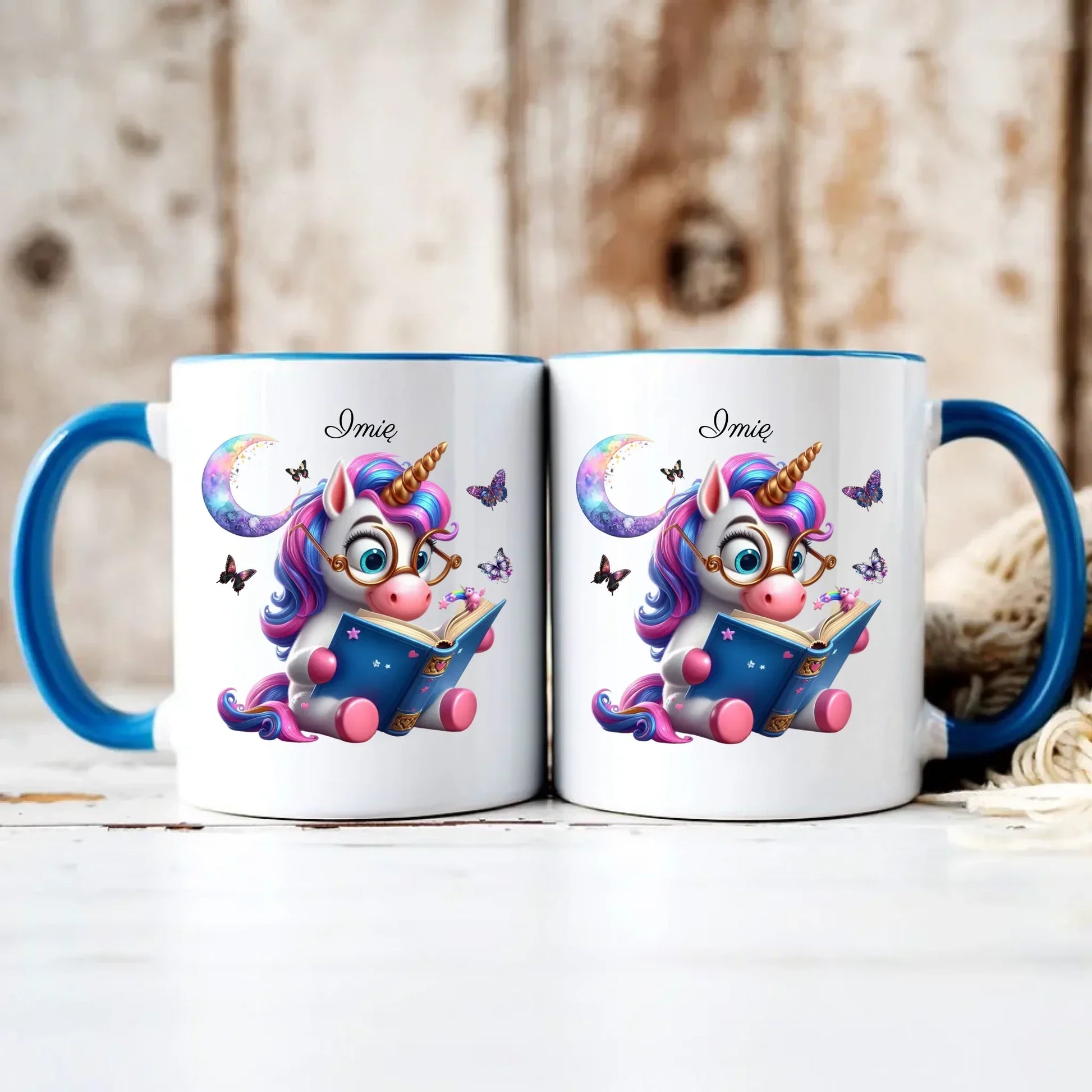 Księżycowy jednorożec | Kubek dla dziecka DD11 - StoryCups.pl