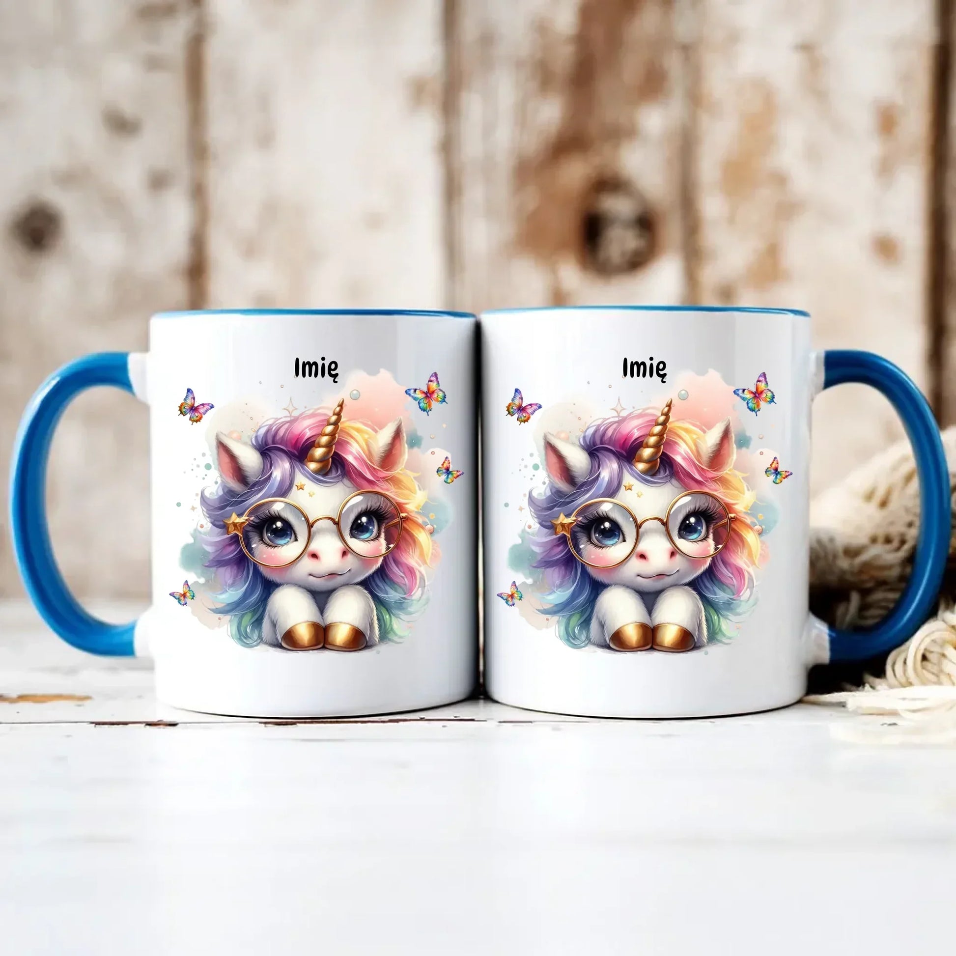 Jednorożec ze złotym rogiem | Kubek dla dziecka DD13 - StoryCups.pl