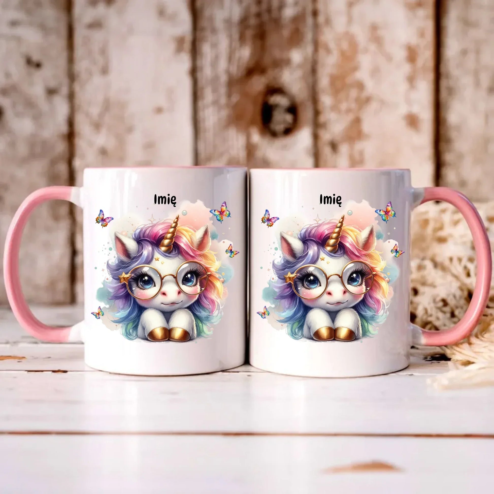 Jednorożec ze złotym rogiem | Kubek dla dziecka DD13 - StoryCups.pl