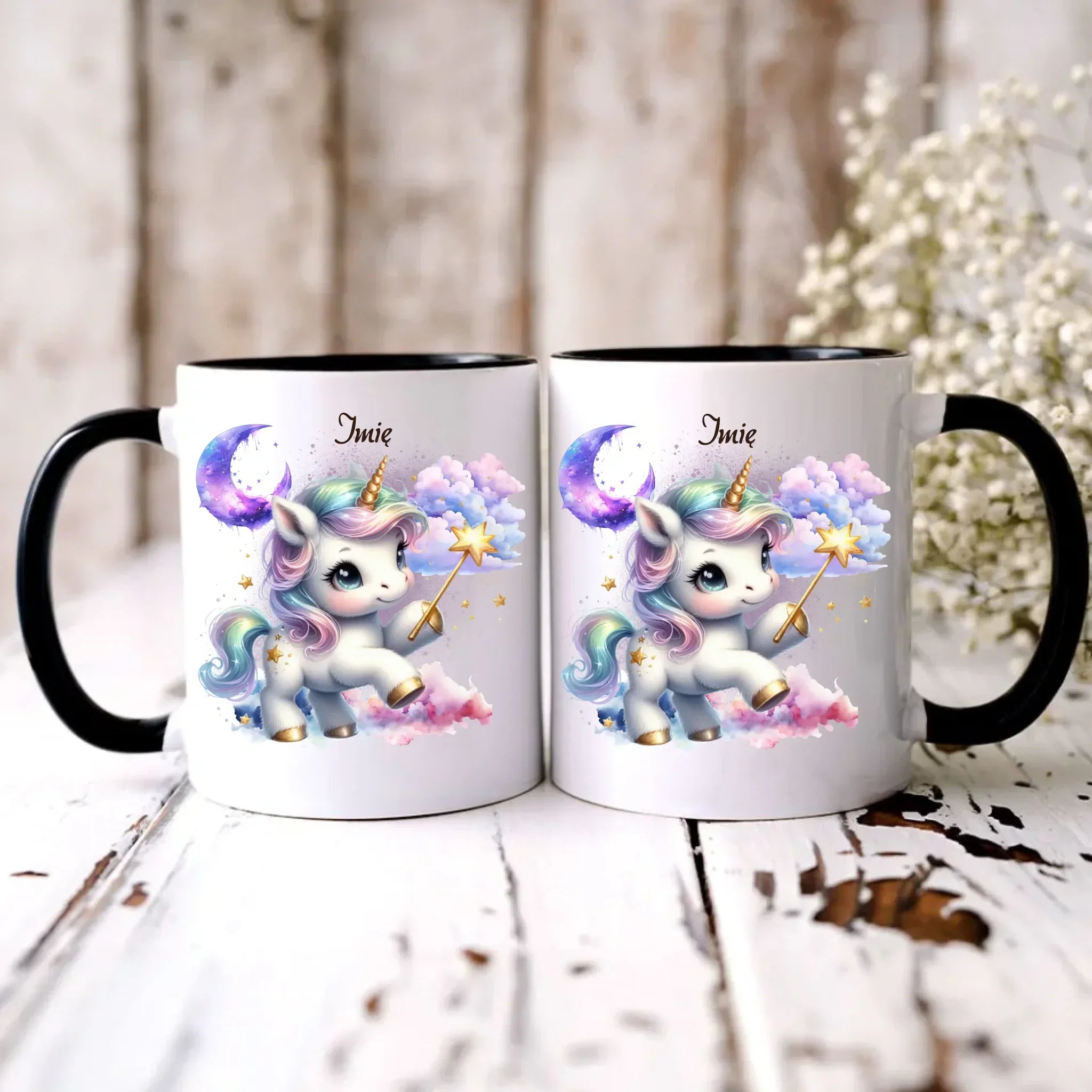 Jednorożec | Personalizowany kubek dla dziecka DD14 - StoryCups.pl