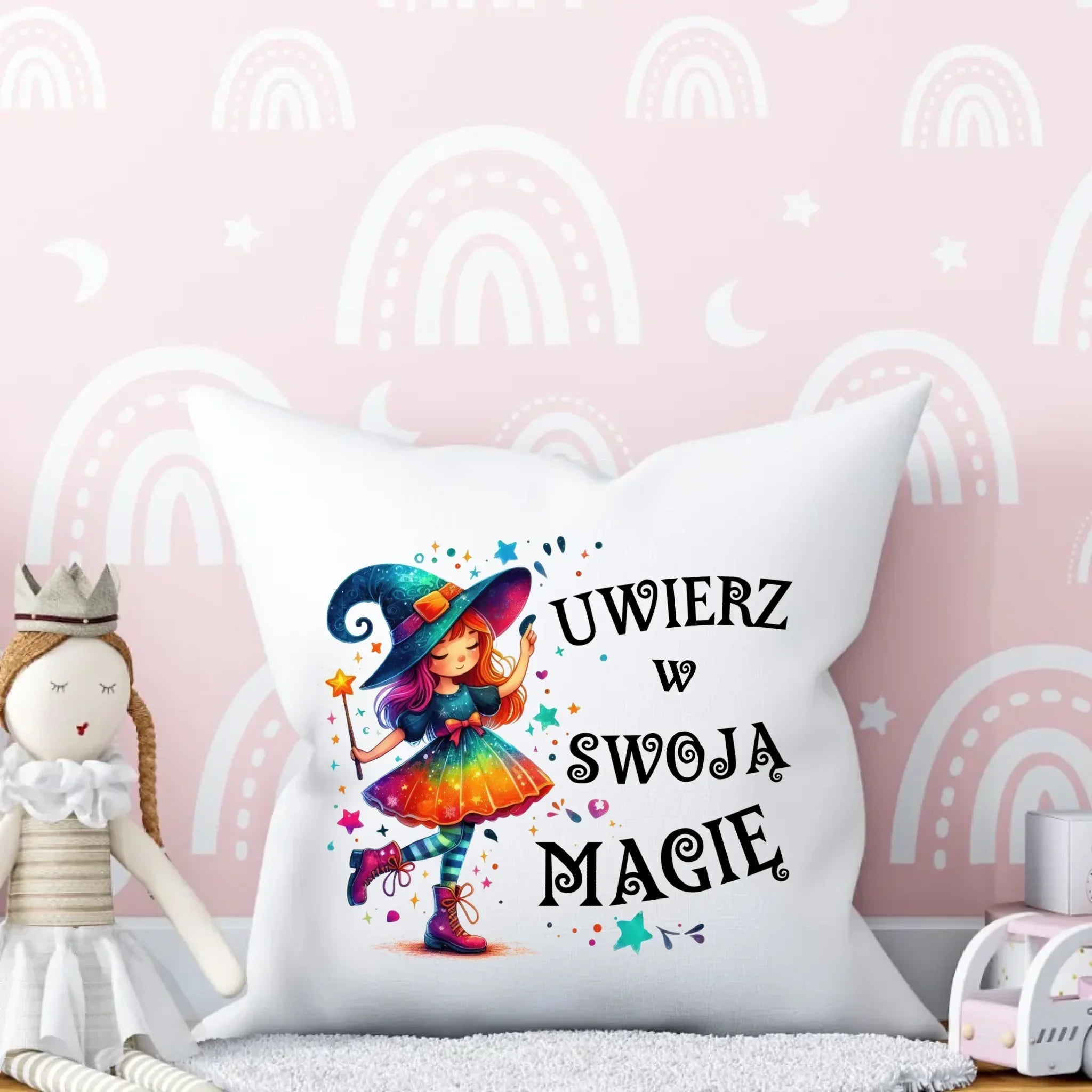Uwierz w swoją magię wróżka | Poduszka dla dziecka DD16 - StoryCups.pl