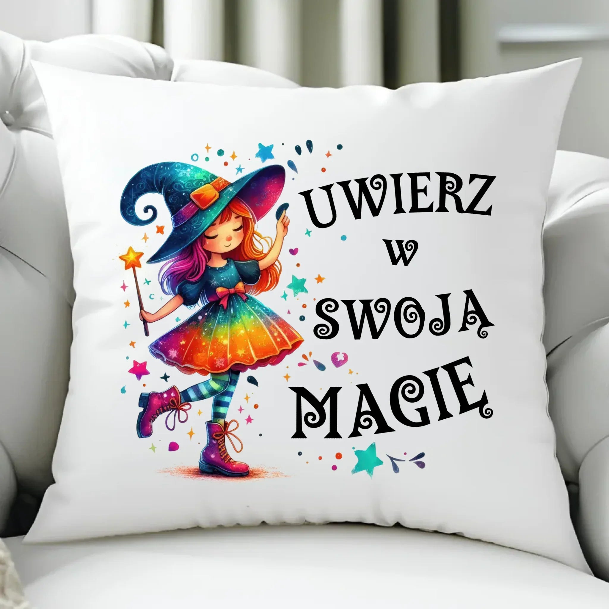 Uwierz w swoją magię wróżka | Poduszka dla dziecka DD16 - StoryCups.pl