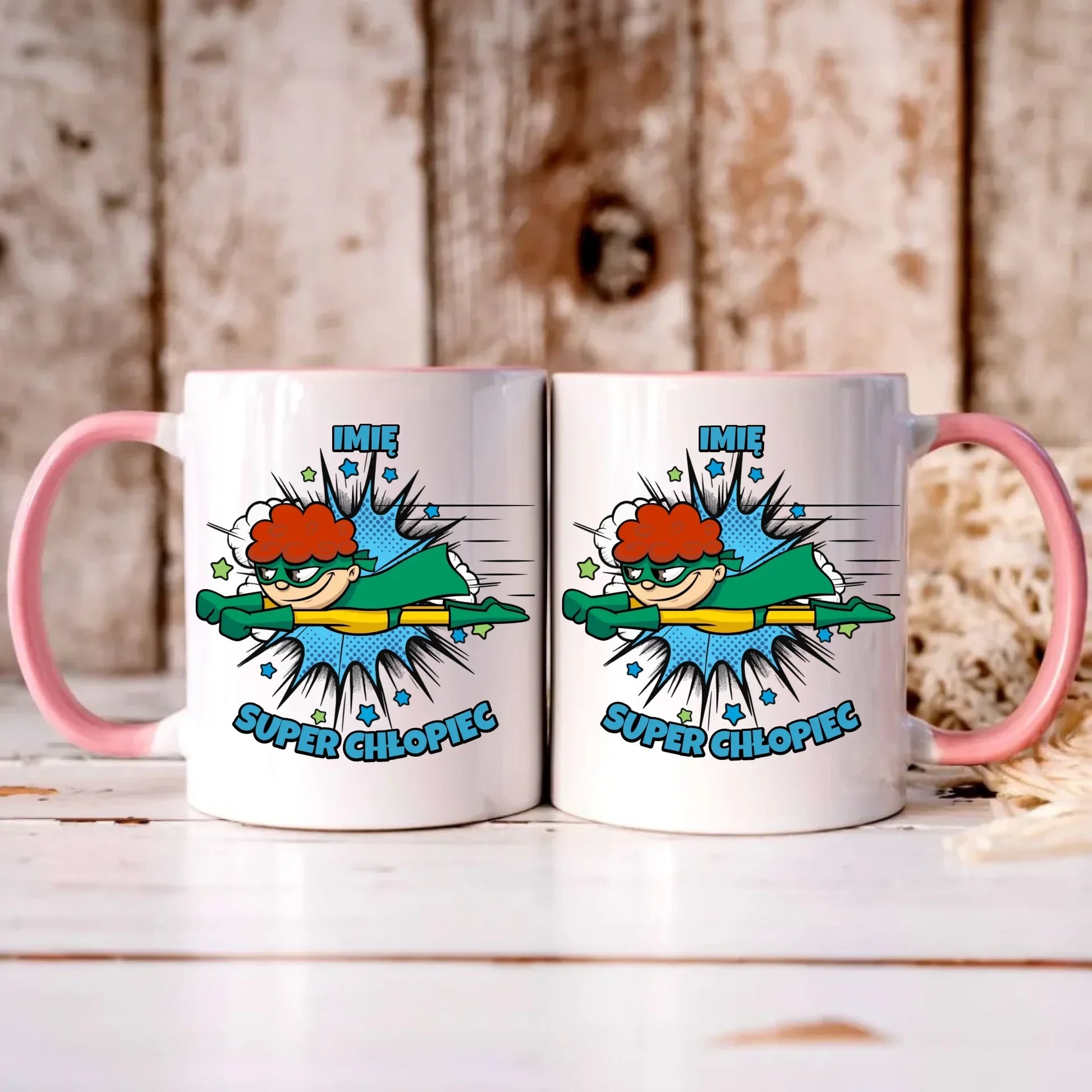 Super Chłopiec | Kubek z imieniem dla dziecka DD18 - StoryCups.pl