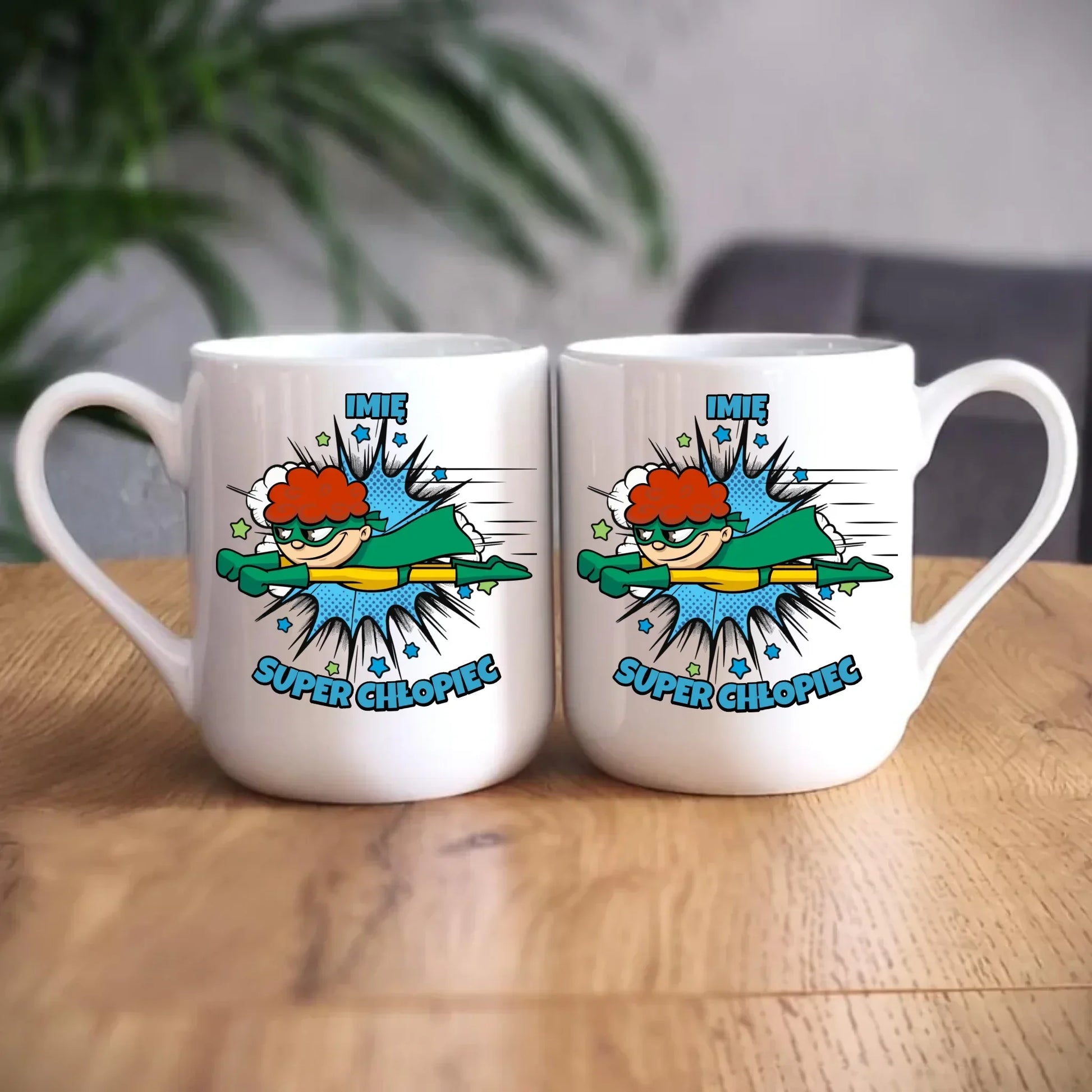 Super Chłopiec | Kubek z imieniem dla dziecka DD18 - StoryCups.pl