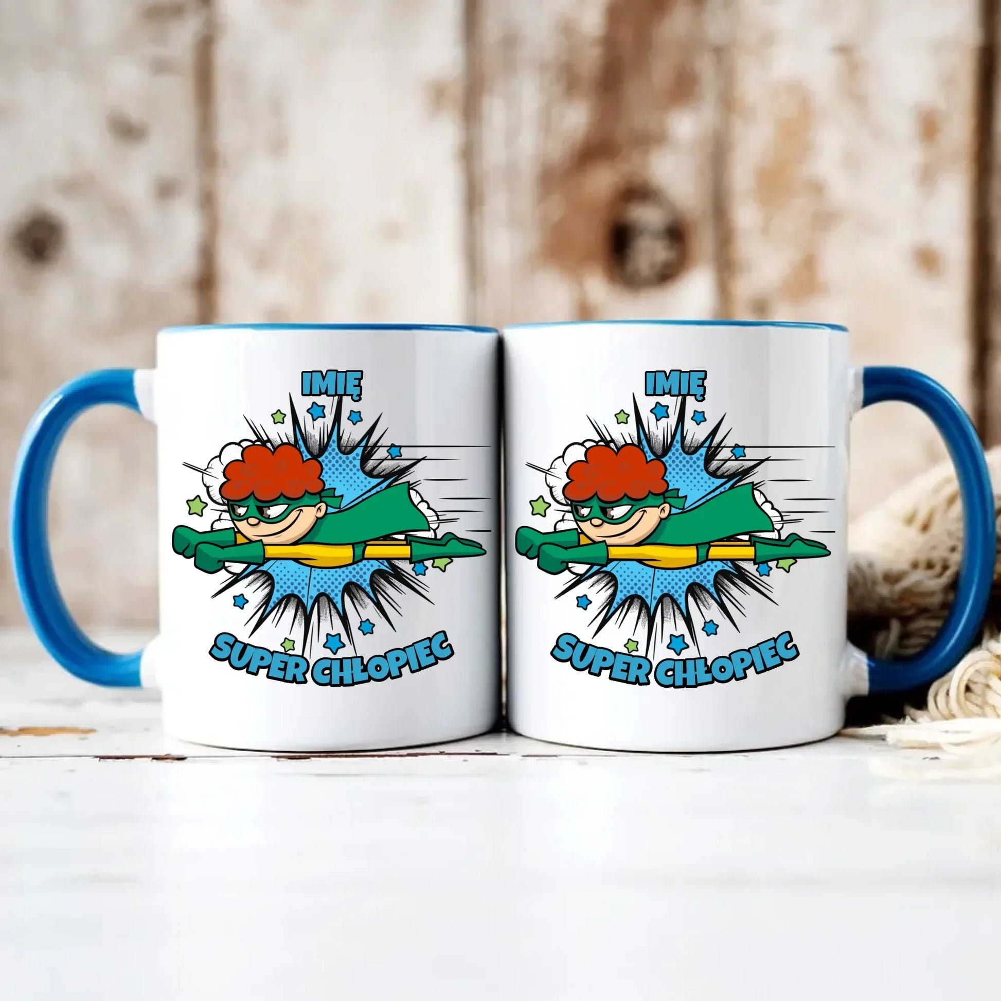 Super Chłopiec | Kubek z imieniem dla dziecka DD18 - StoryCups.pl