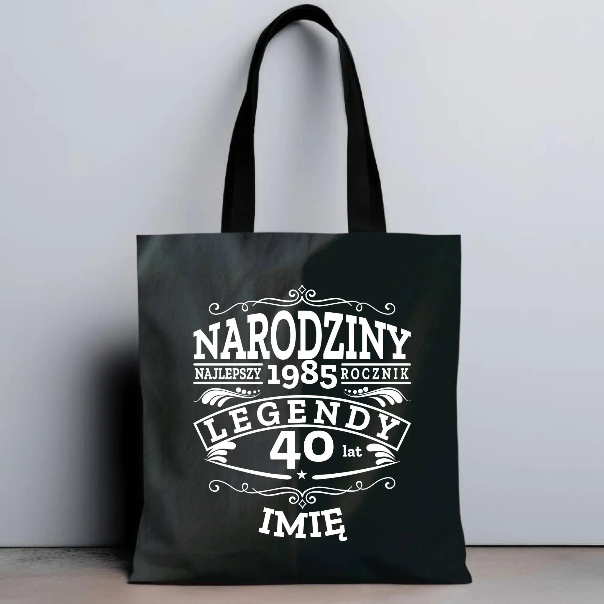 Narodziny Legendy imię | Personalizowana torba na urodziny U01 - StoryCups.pl