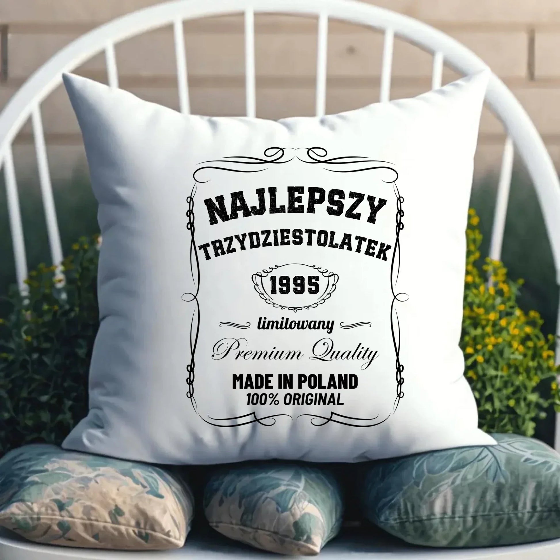 Najlepszy trzydziestolatek | Poduszka prezent na 30 urodziny U04 - StoryCups.pl